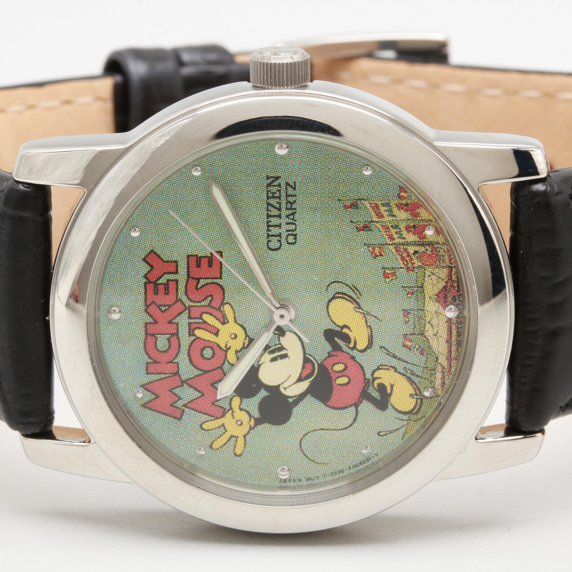 Citizen Mickey Mouse Watches With Display Box