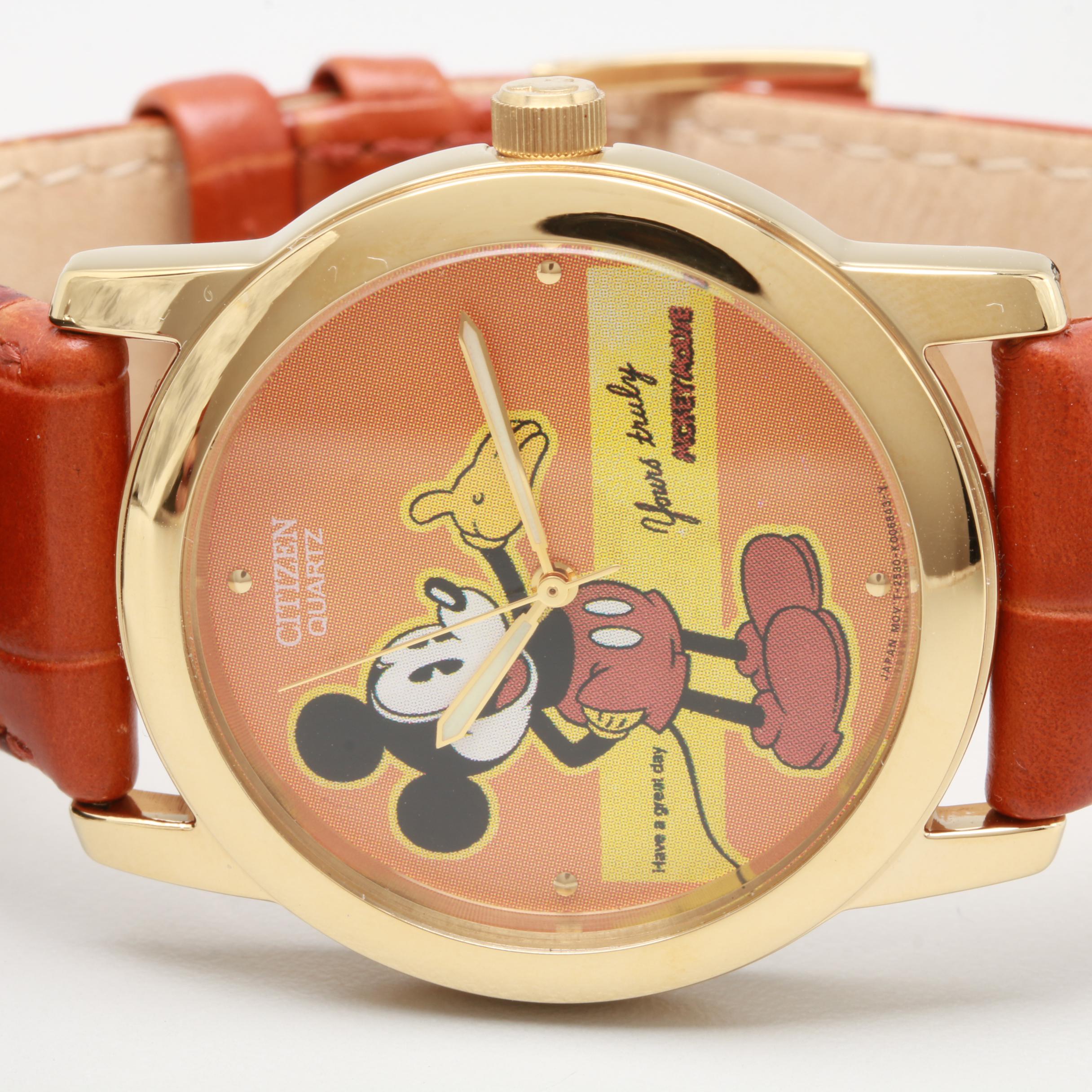 Citizen Mickey Mouse Watches With Display Box