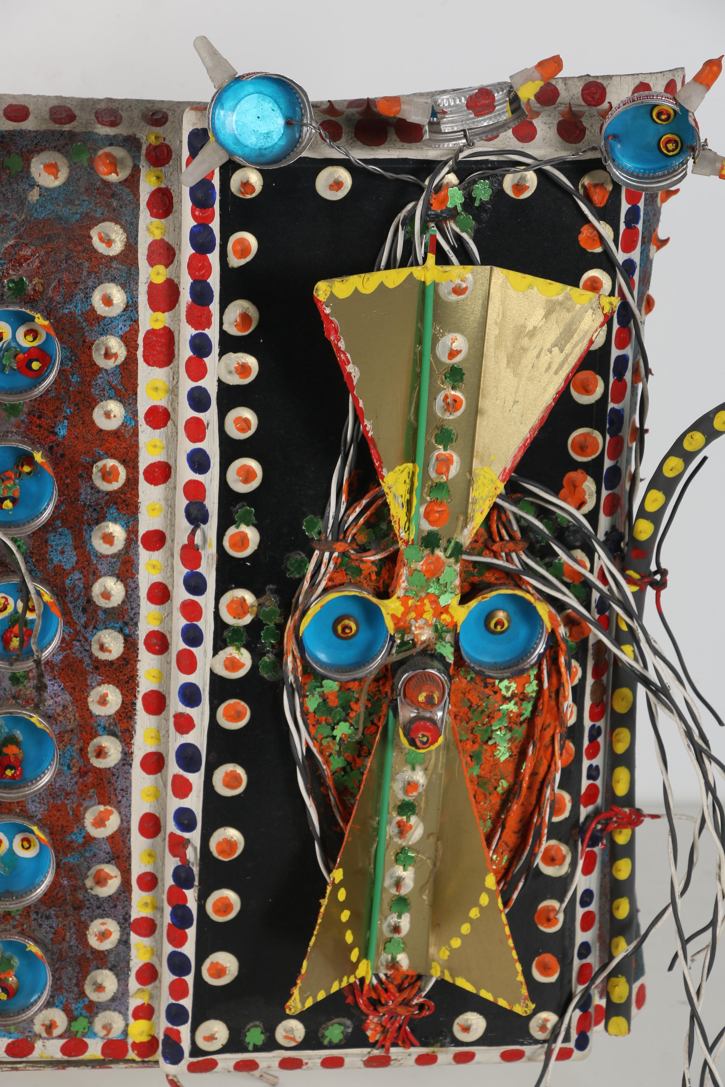 Norman Scott "Butch" Quinn Folk Art Mixed Media Sculpture