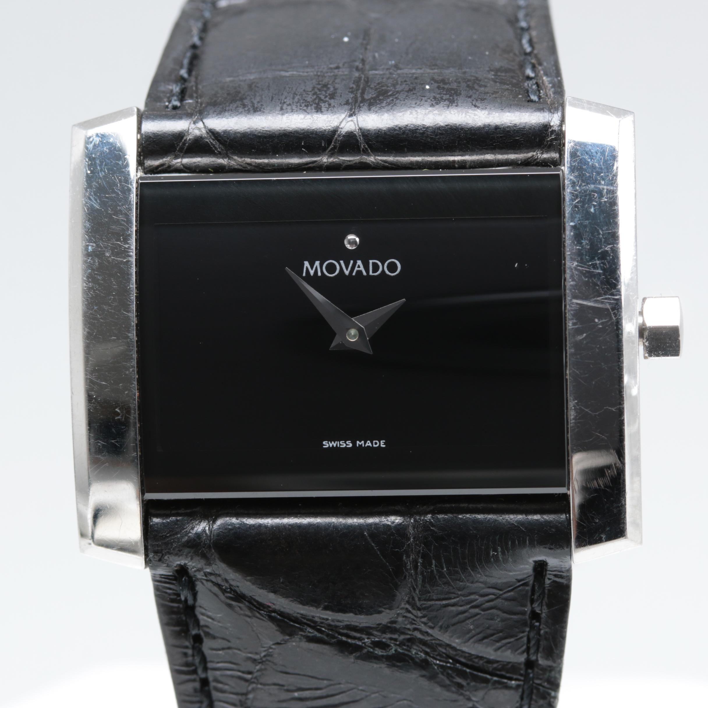 Movado Stainless Steel "Eliro Majesta" Watch