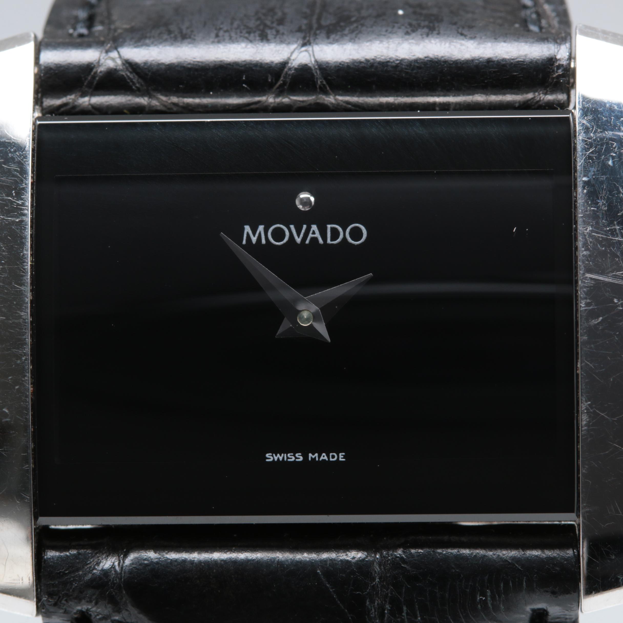Movado Stainless Steel "Eliro Majesta" Watch