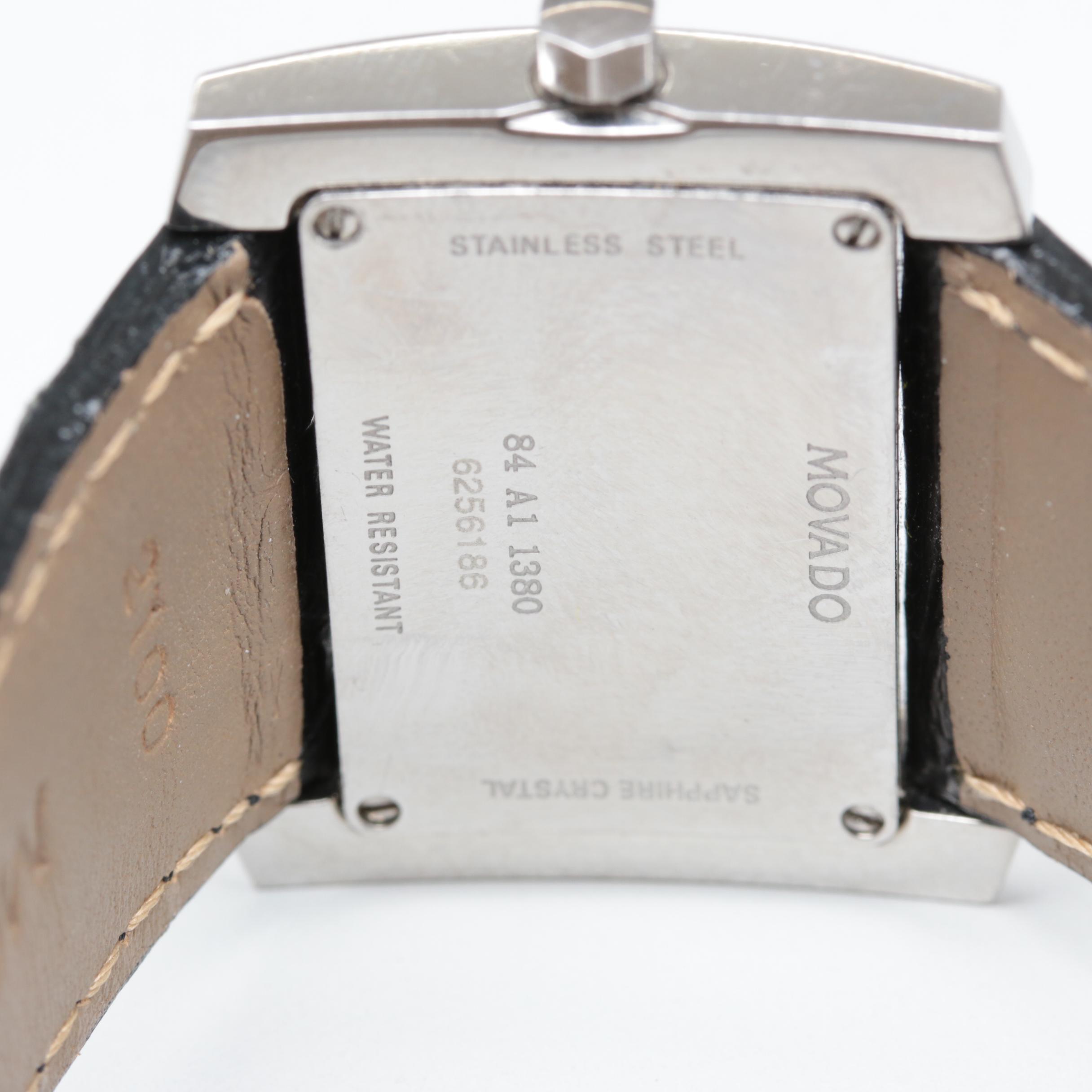 Movado Stainless Steel "Eliro Majesta" Watch