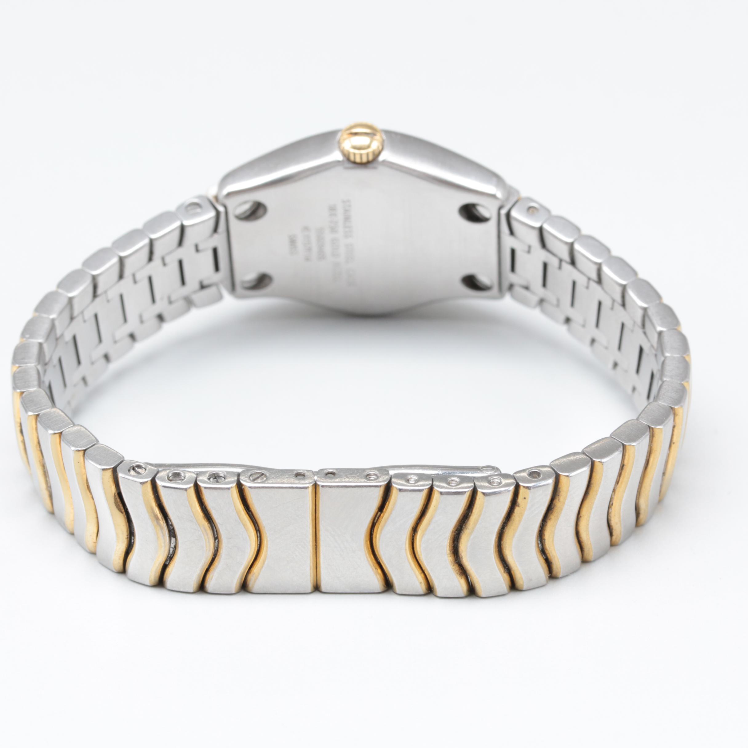 Ebel Two-Tone Diamond and Mother of Pearl Watch