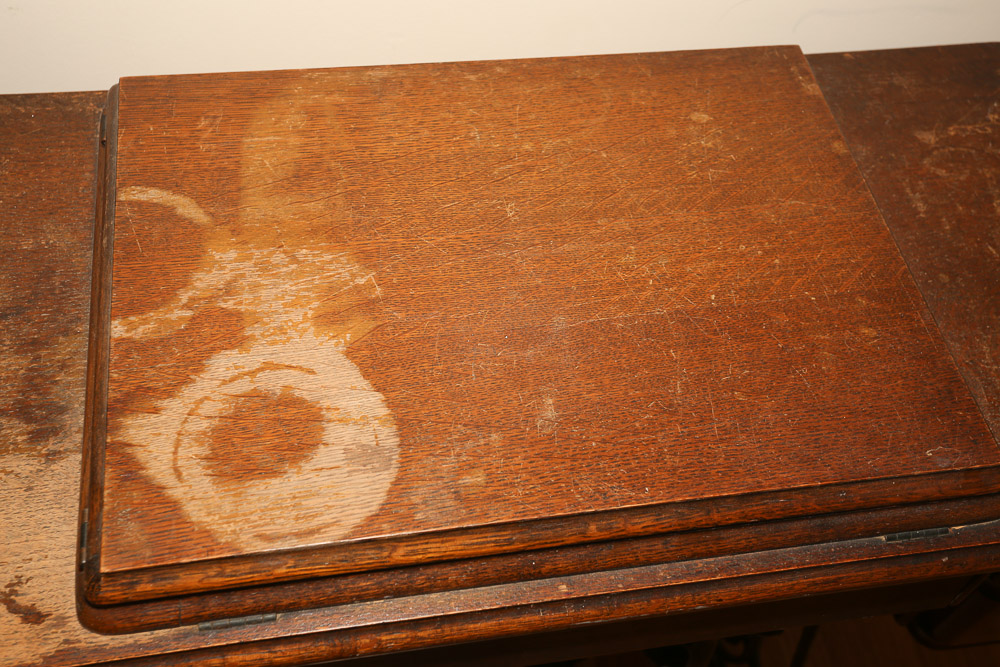 1923 Singer Sewing Machine Table, Model 66