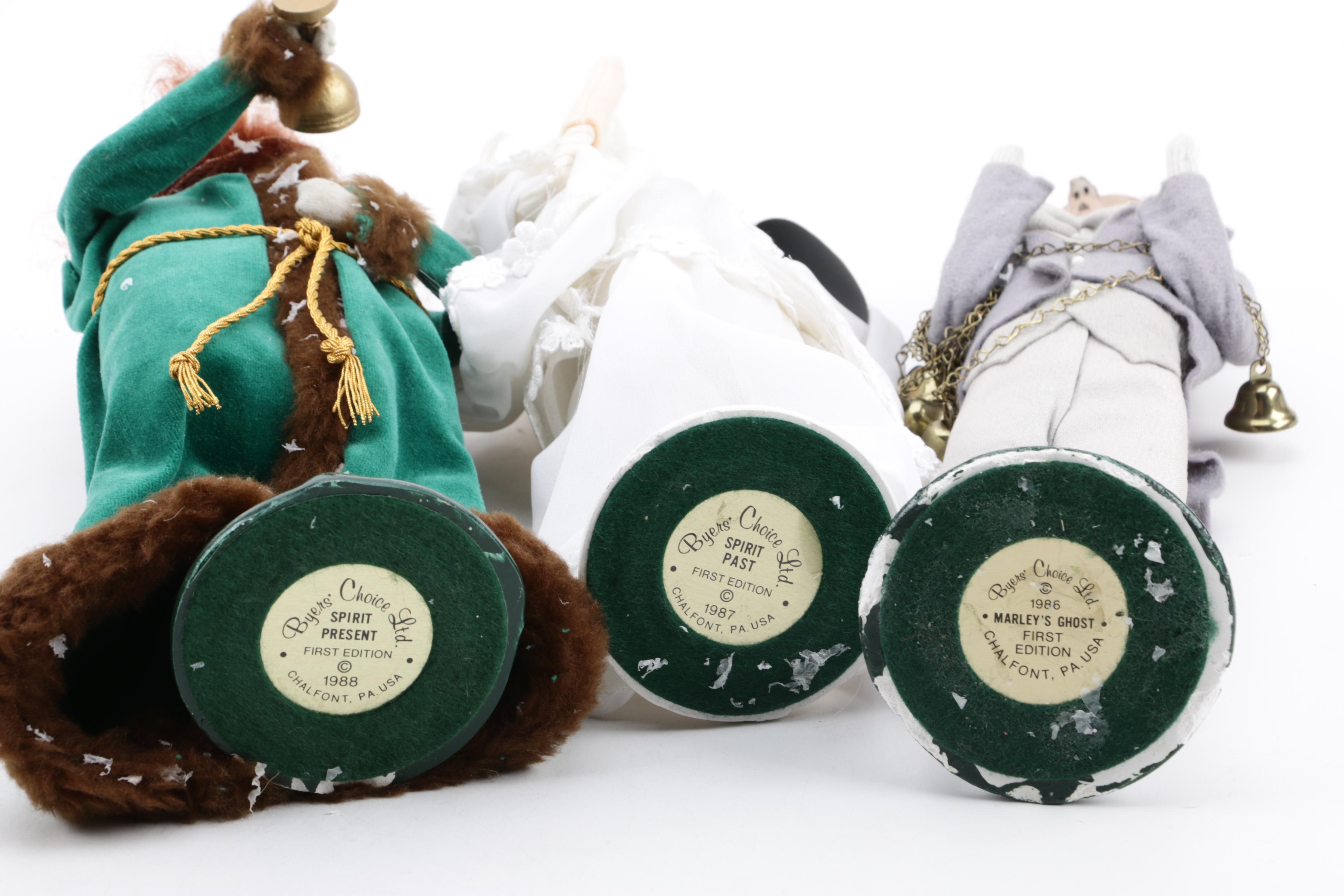 Byer's Choice Figures from "A Christmas Carol" including First Editions