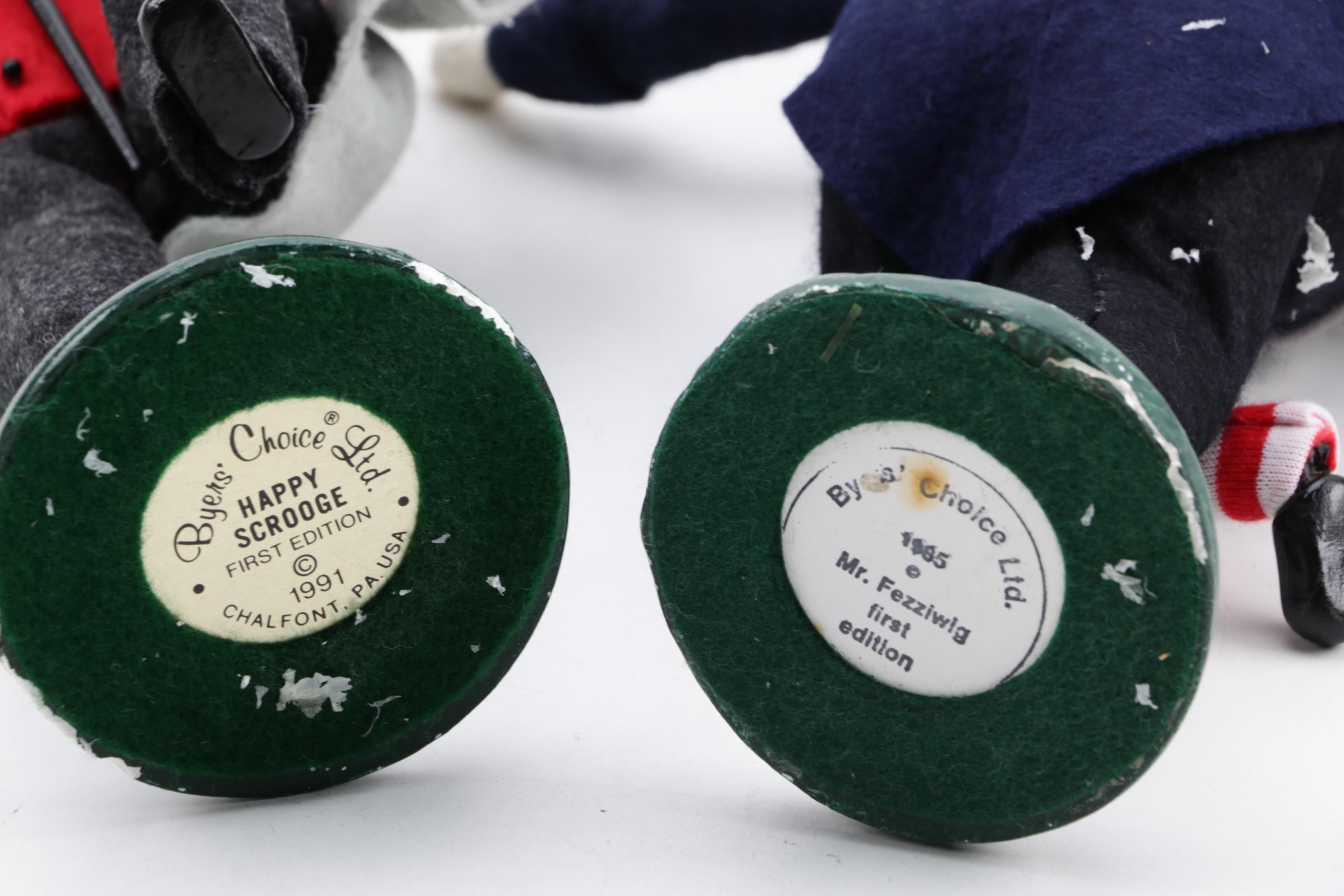 Byer's Choice Figures from "A Christmas Carol" including First Editions