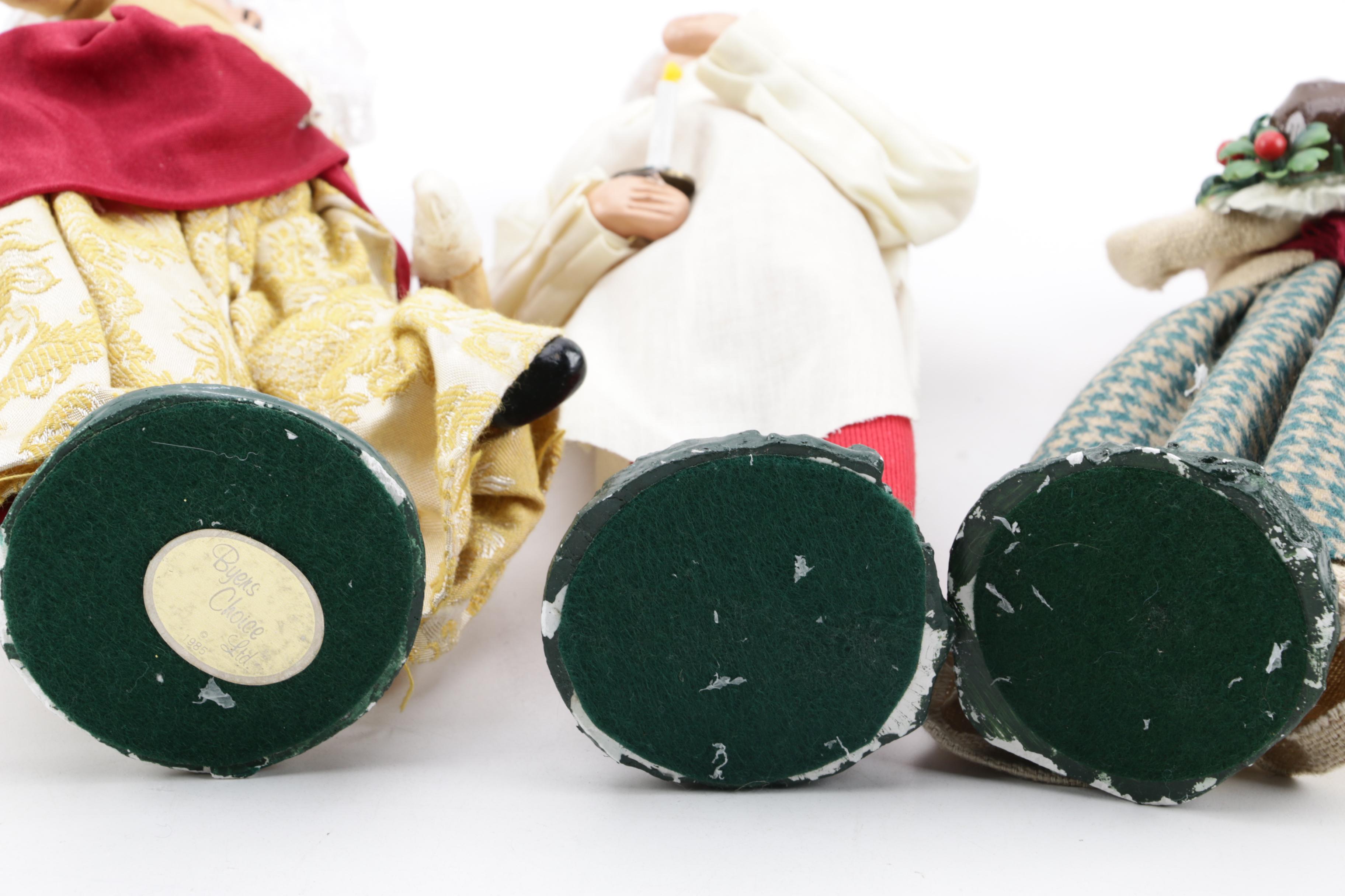 Byer's Choice Figures from "A Christmas Carol" including First Editions