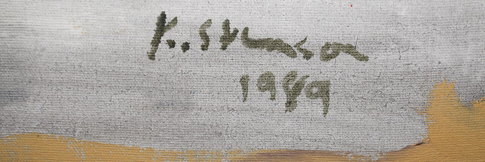 1989 Kathryne L. Stimson Oil Painting