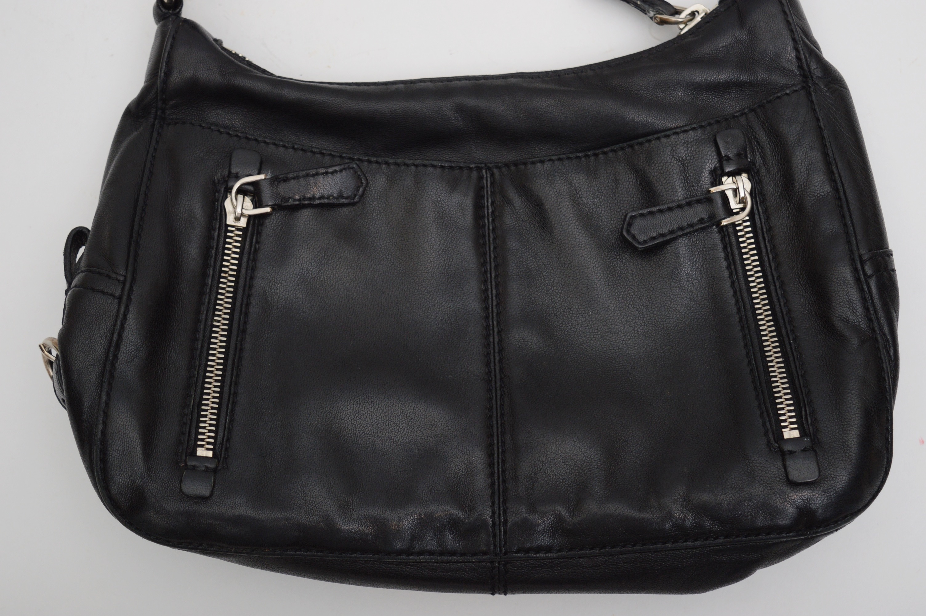 Prada Black Leather Shoulder Bag