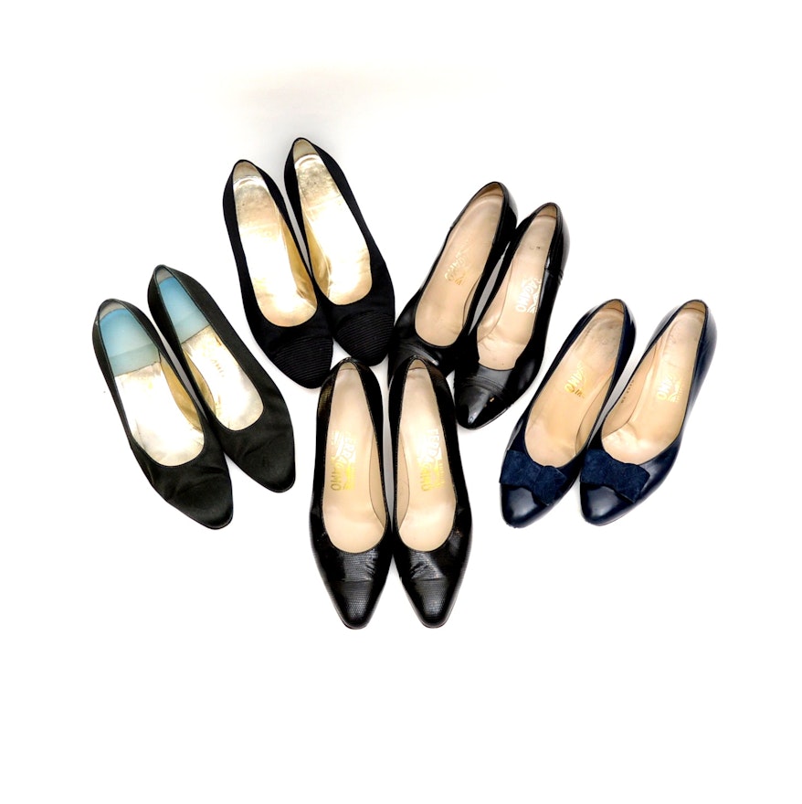 Collection of Salvatore Ferragamo Heels