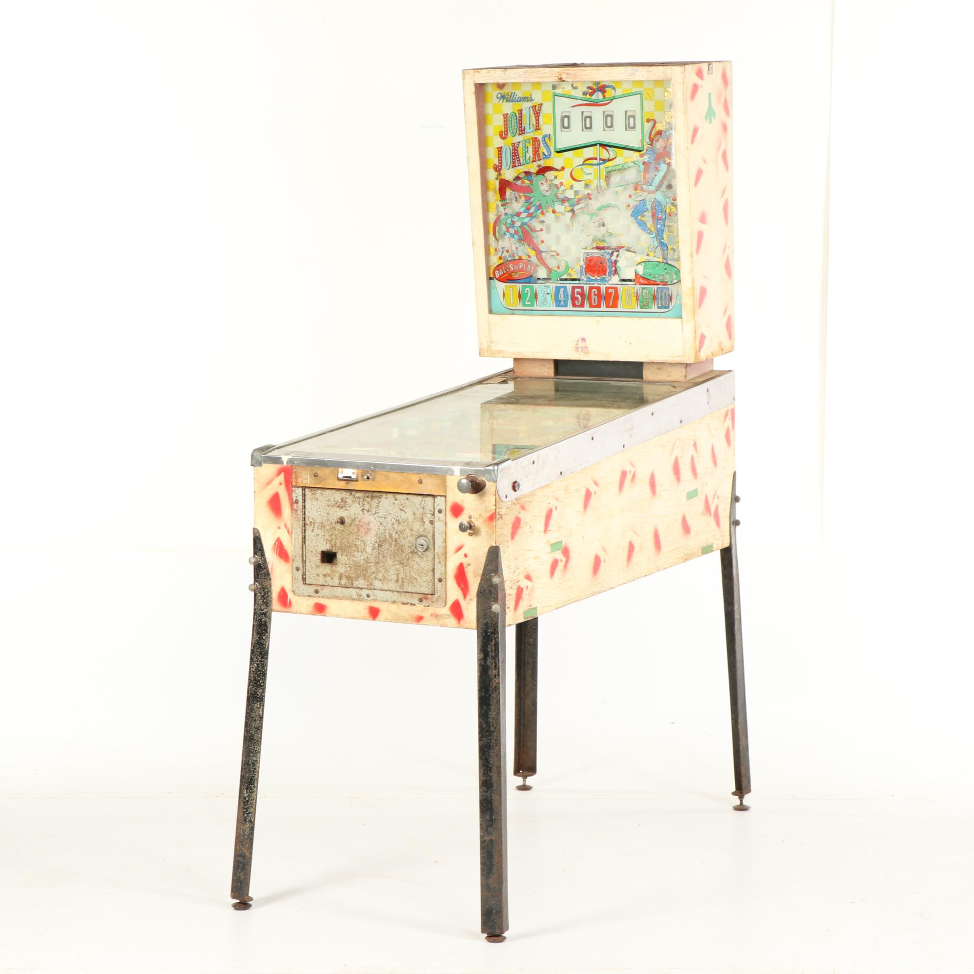 William's "Jolly Joker" Pinball Machine, c. 1962