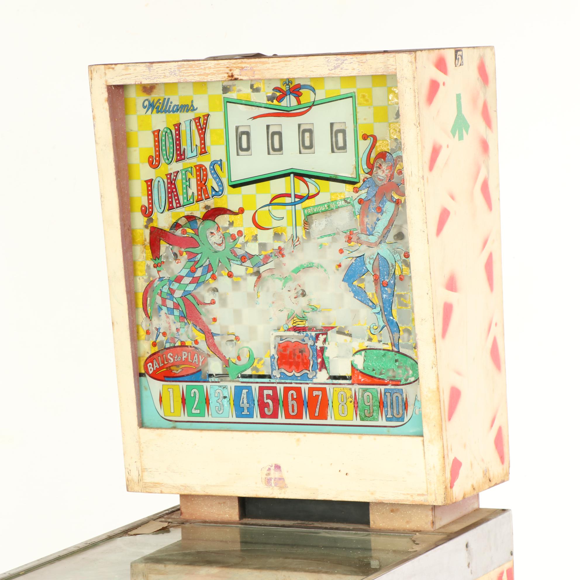 William's "Jolly Joker" Pinball Machine, c. 1962