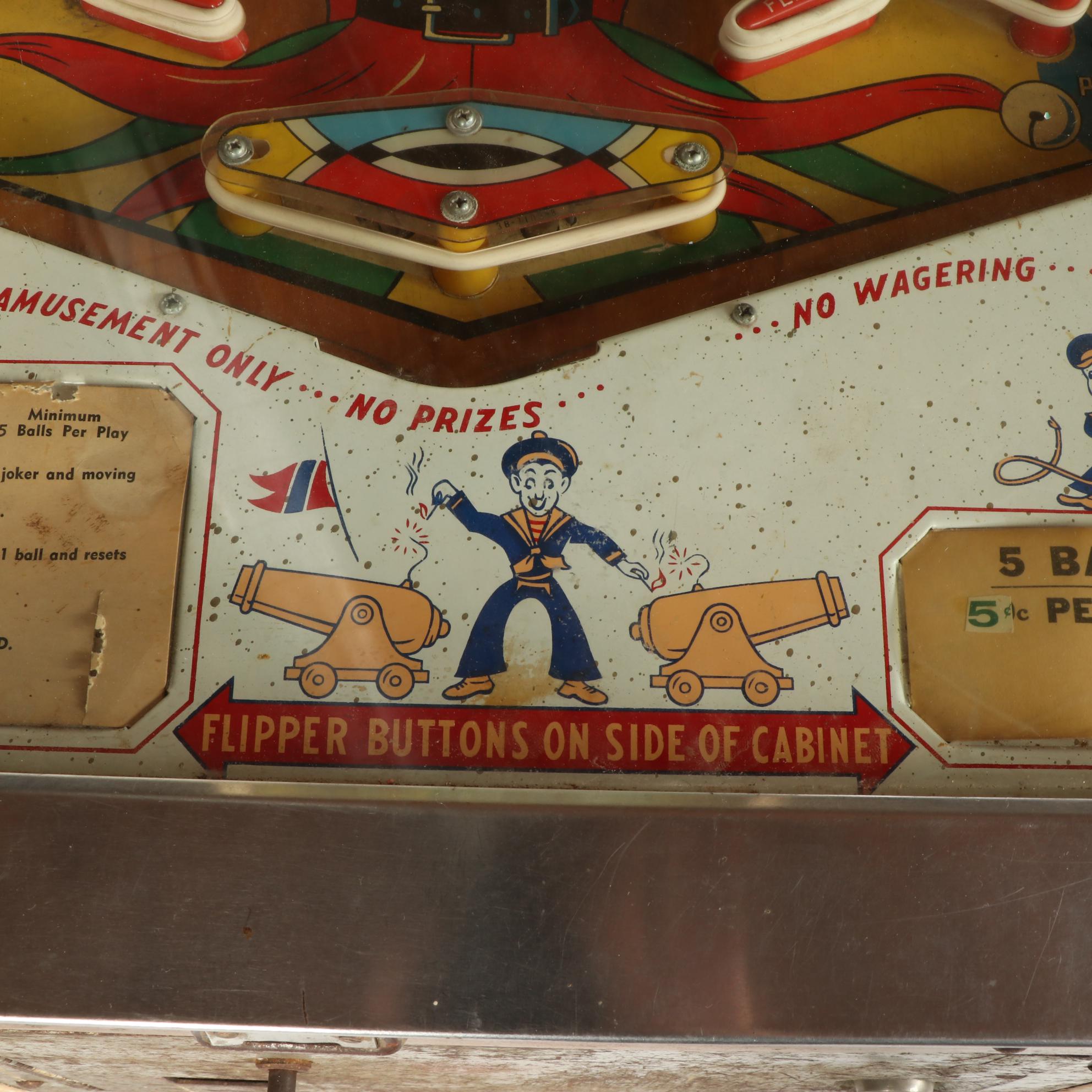 William's "Jolly Joker" Pinball Machine, c. 1962