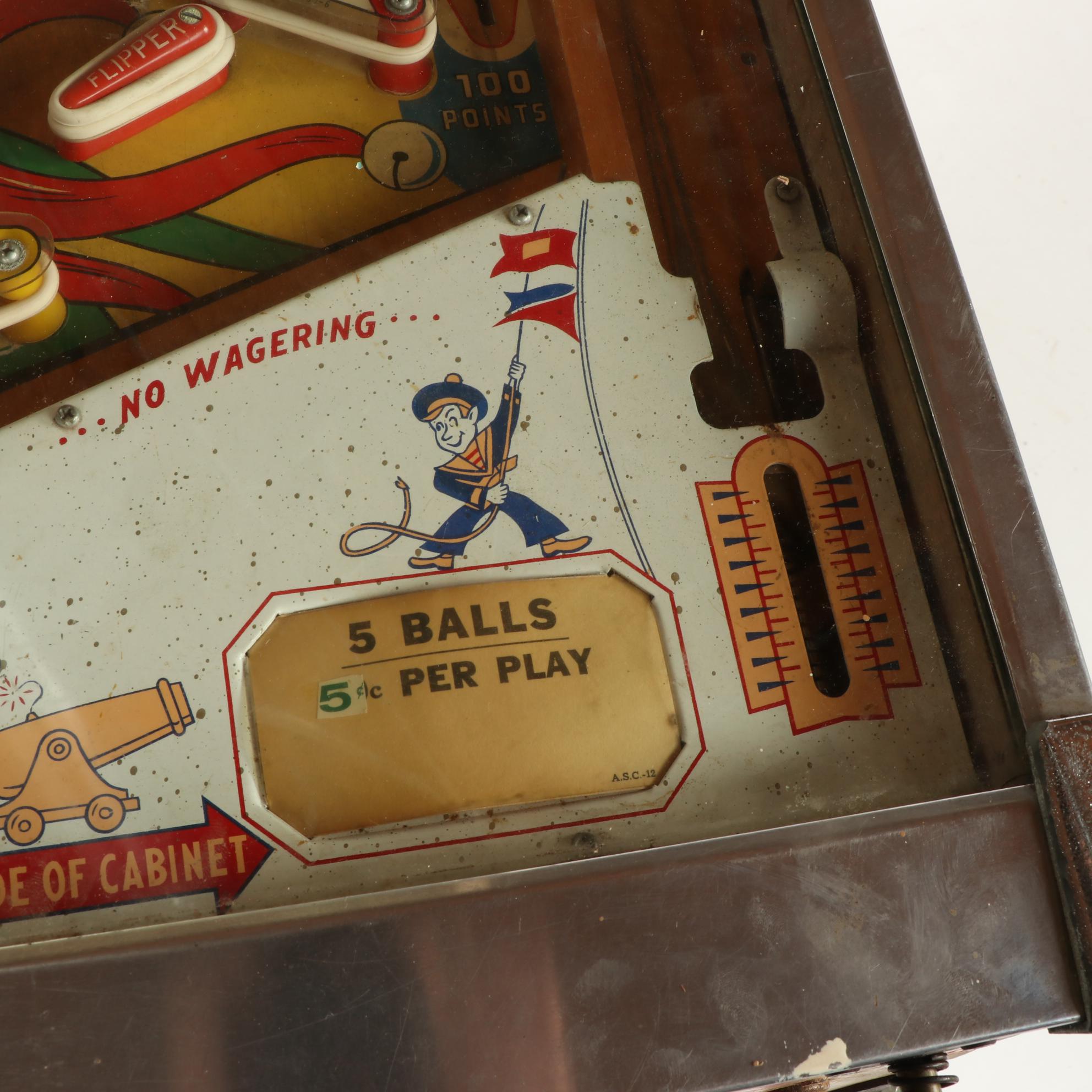 William's "Jolly Joker" Pinball Machine, c. 1962