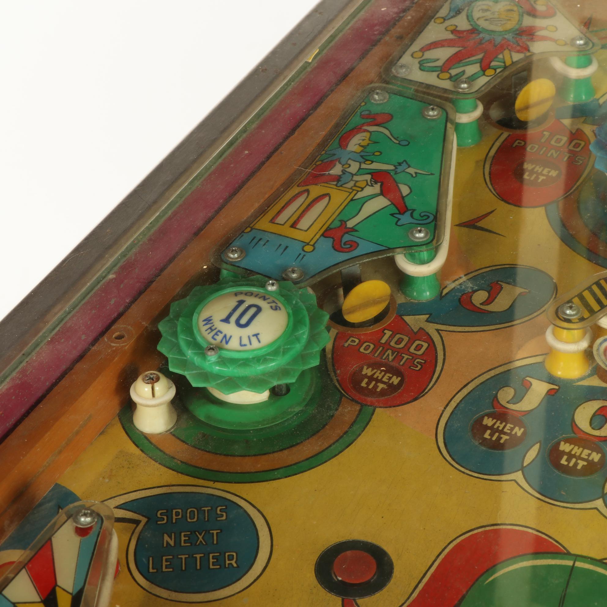 William's "Jolly Joker" Pinball Machine, c. 1962