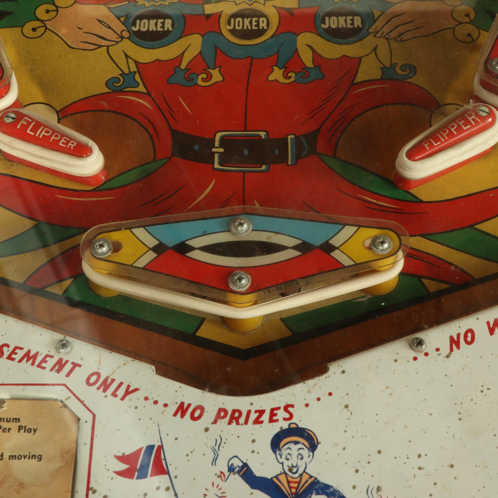 William's "Jolly Joker" Pinball Machine, c. 1962