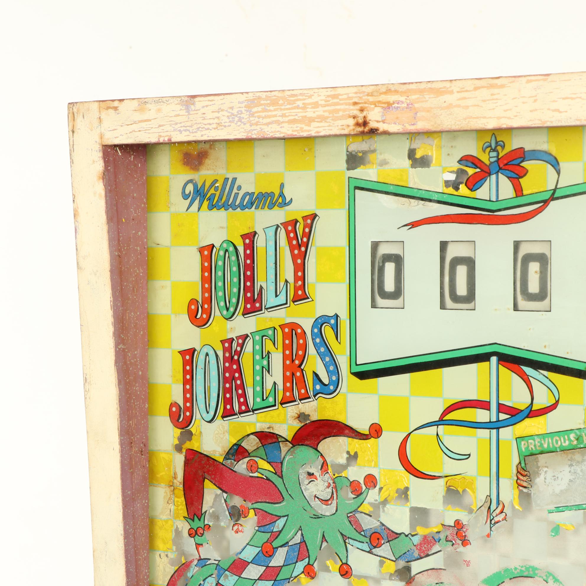William's "Jolly Joker" Pinball Machine, c. 1962
