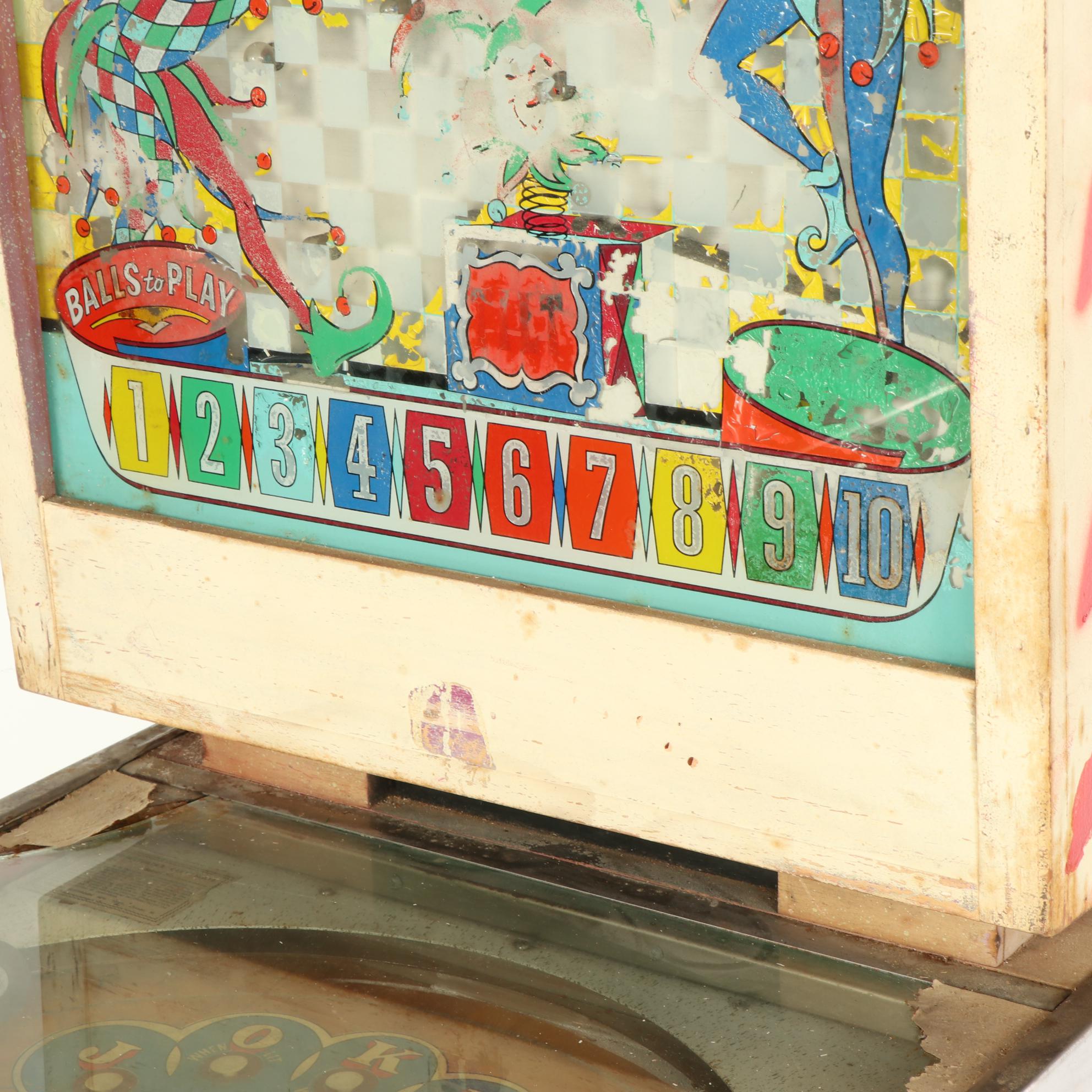 William's "Jolly Joker" Pinball Machine, c. 1962
