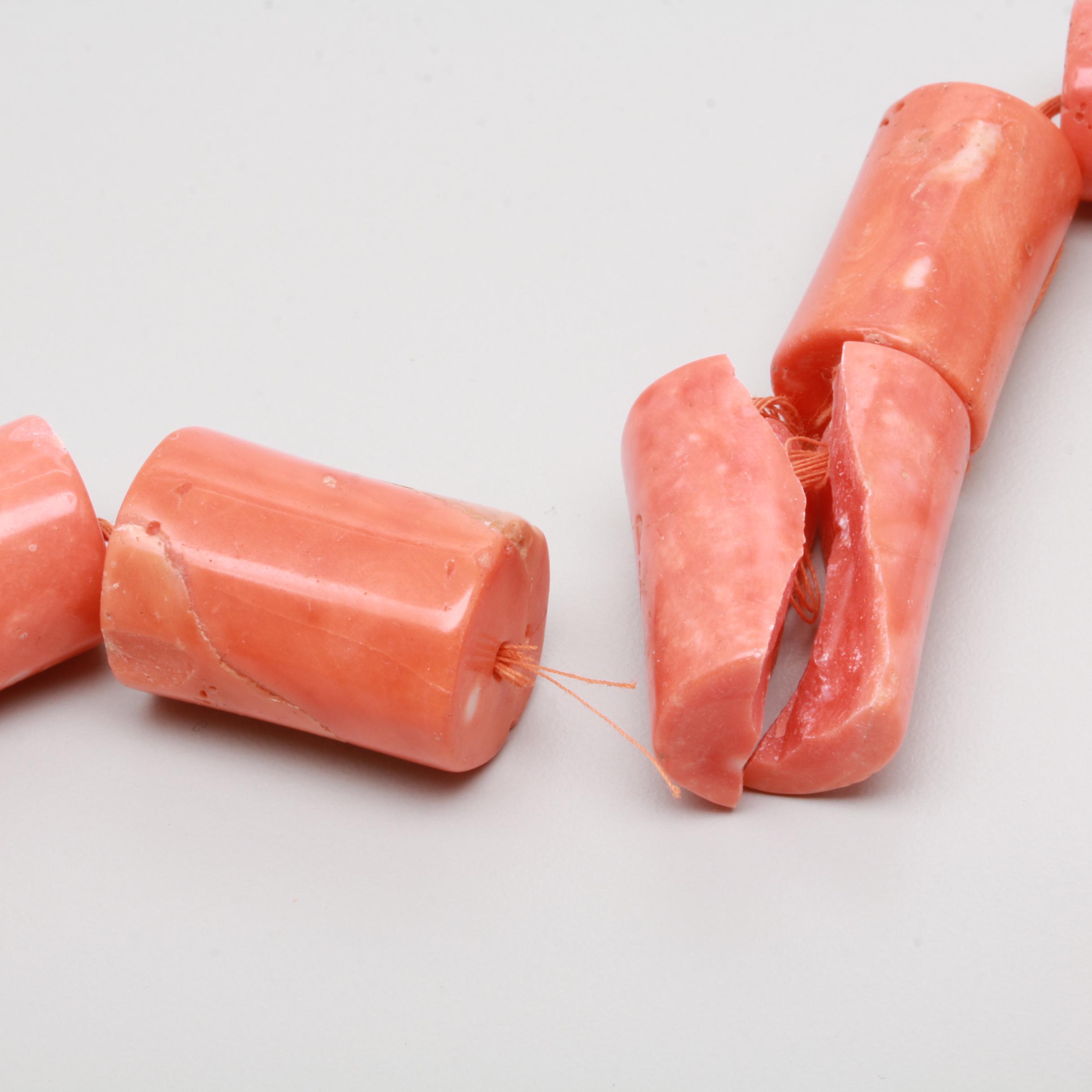 Loose Coral Bead Assortment