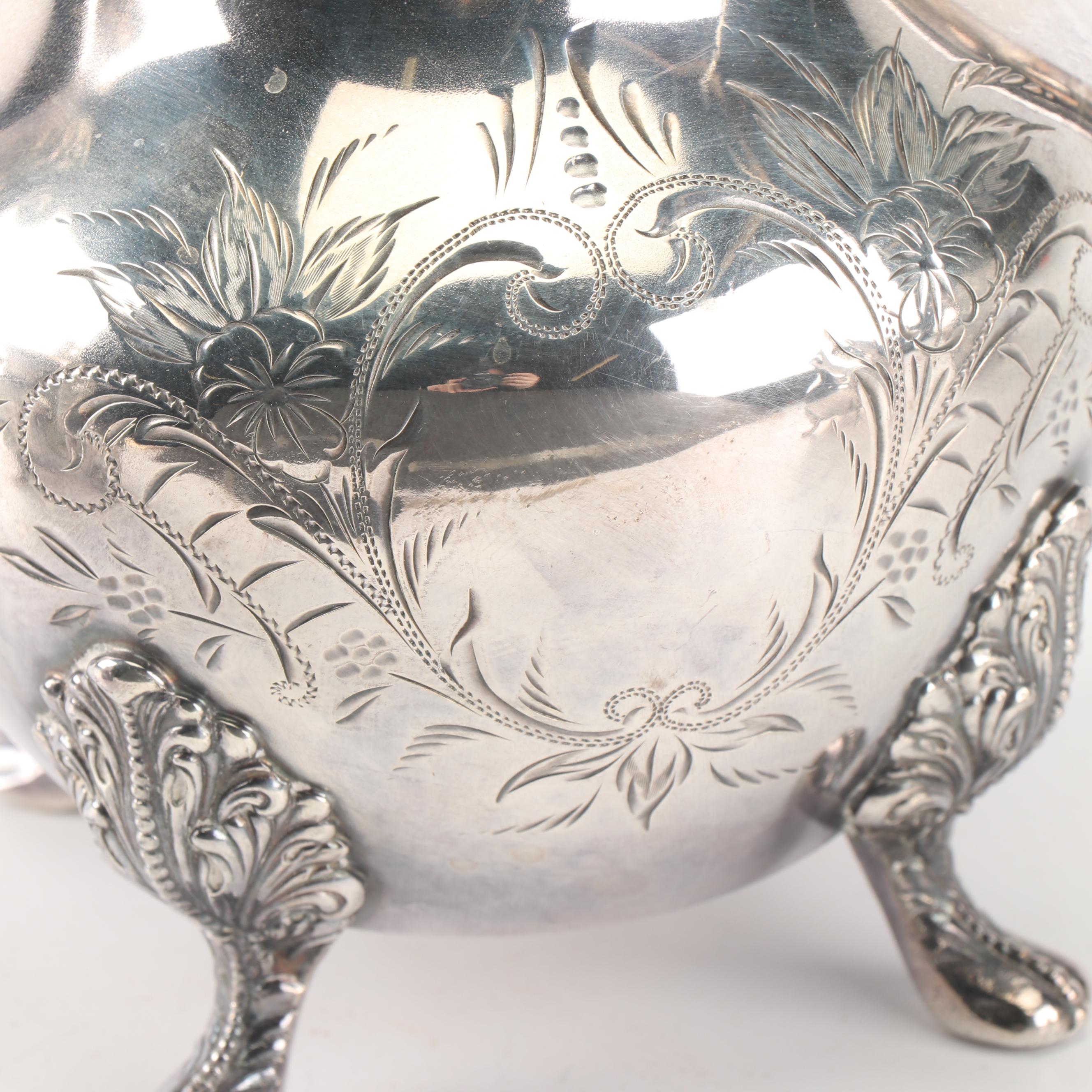 Van Bergh Silver Plate Co. Quadruple Plate Four-Piece Tea Set