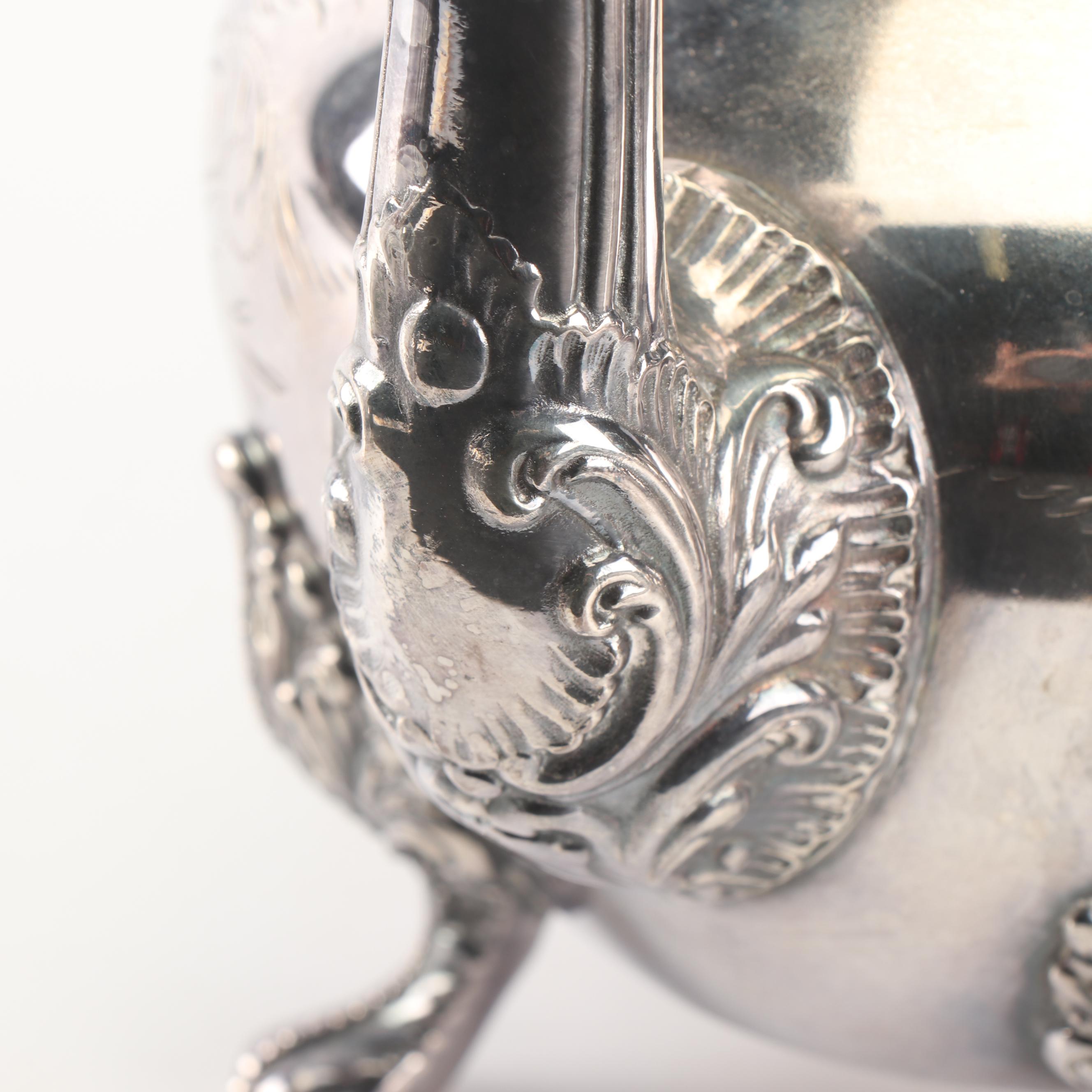 Van Bergh Silver Plate Co. Quadruple Plate Four-Piece Tea Set