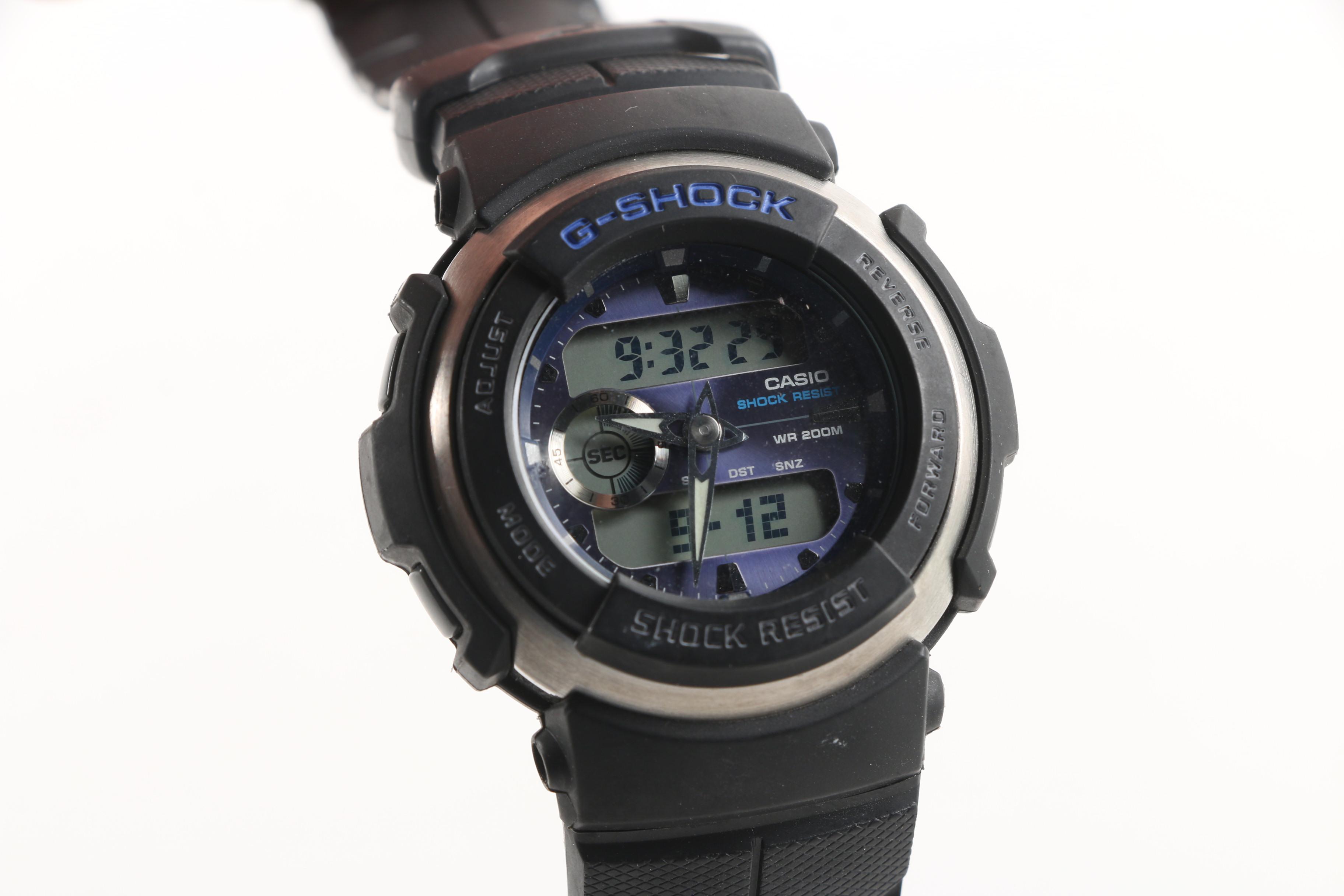Casio G-Shock G-300 and Polar FT4 Digital Watches