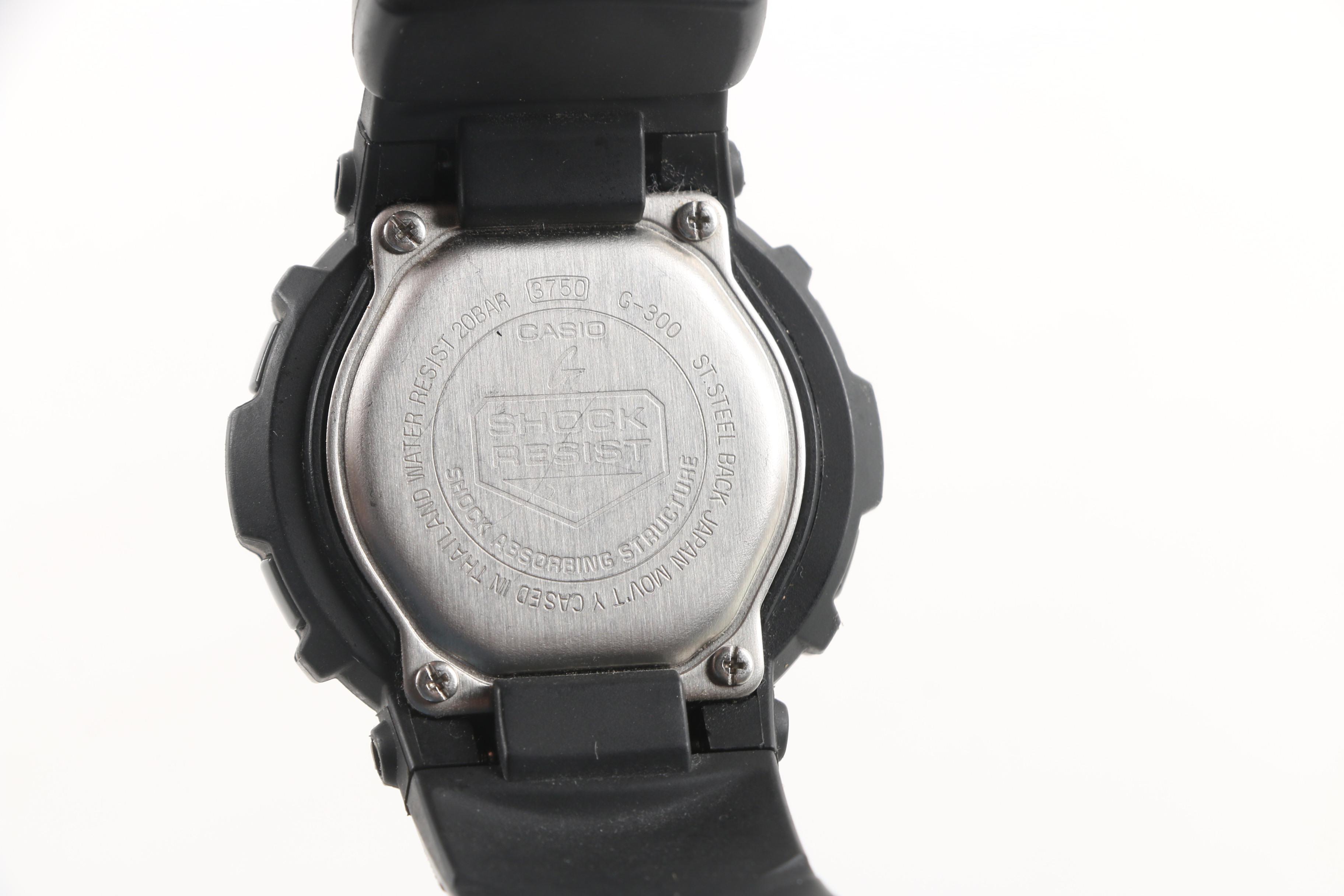 Casio G-Shock G-300 and Polar FT4 Digital Watches