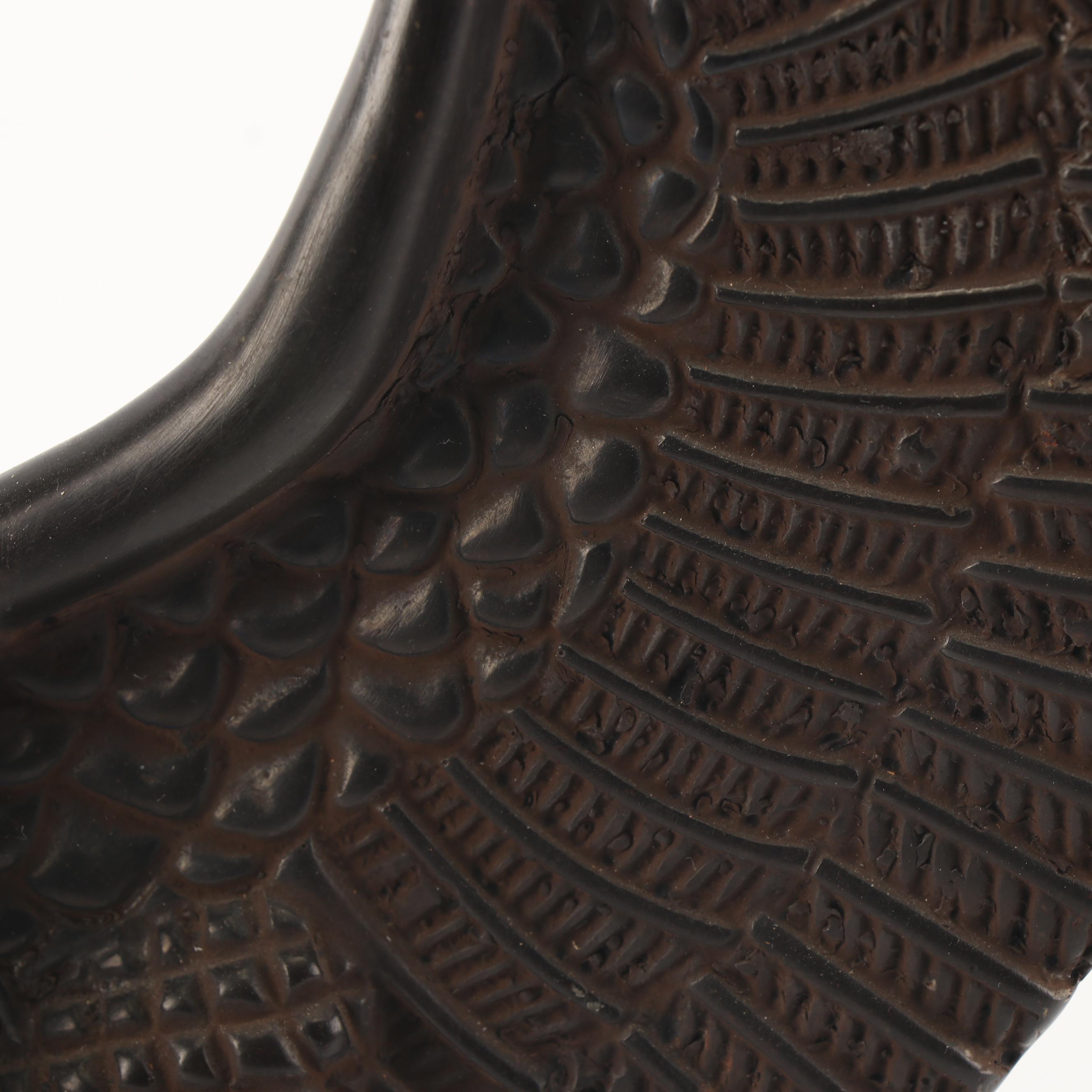 Hand Carved Winged Isis Resin Sculpture