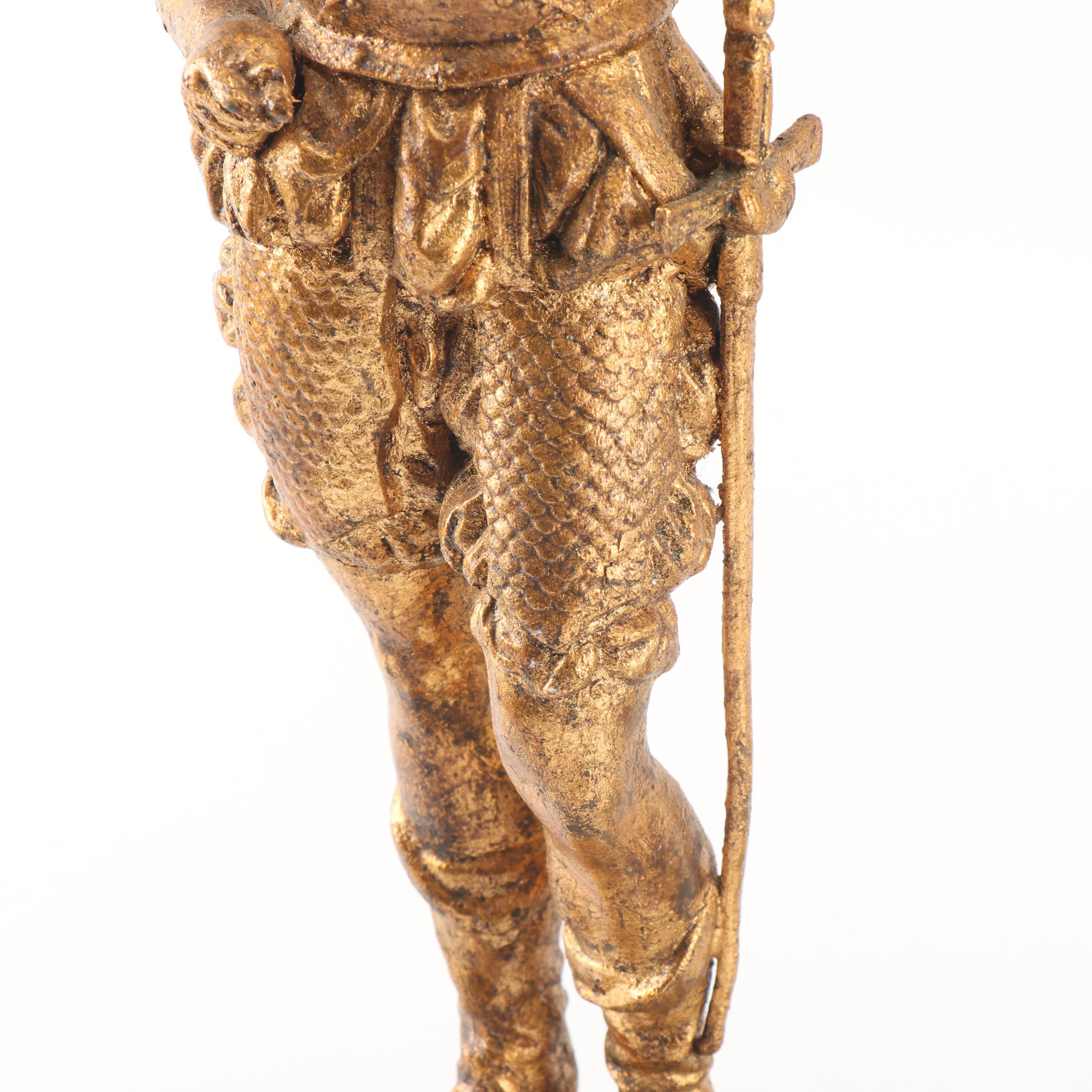 Painted Renaissance Soldier Spelter Figurines, Late 19th C.