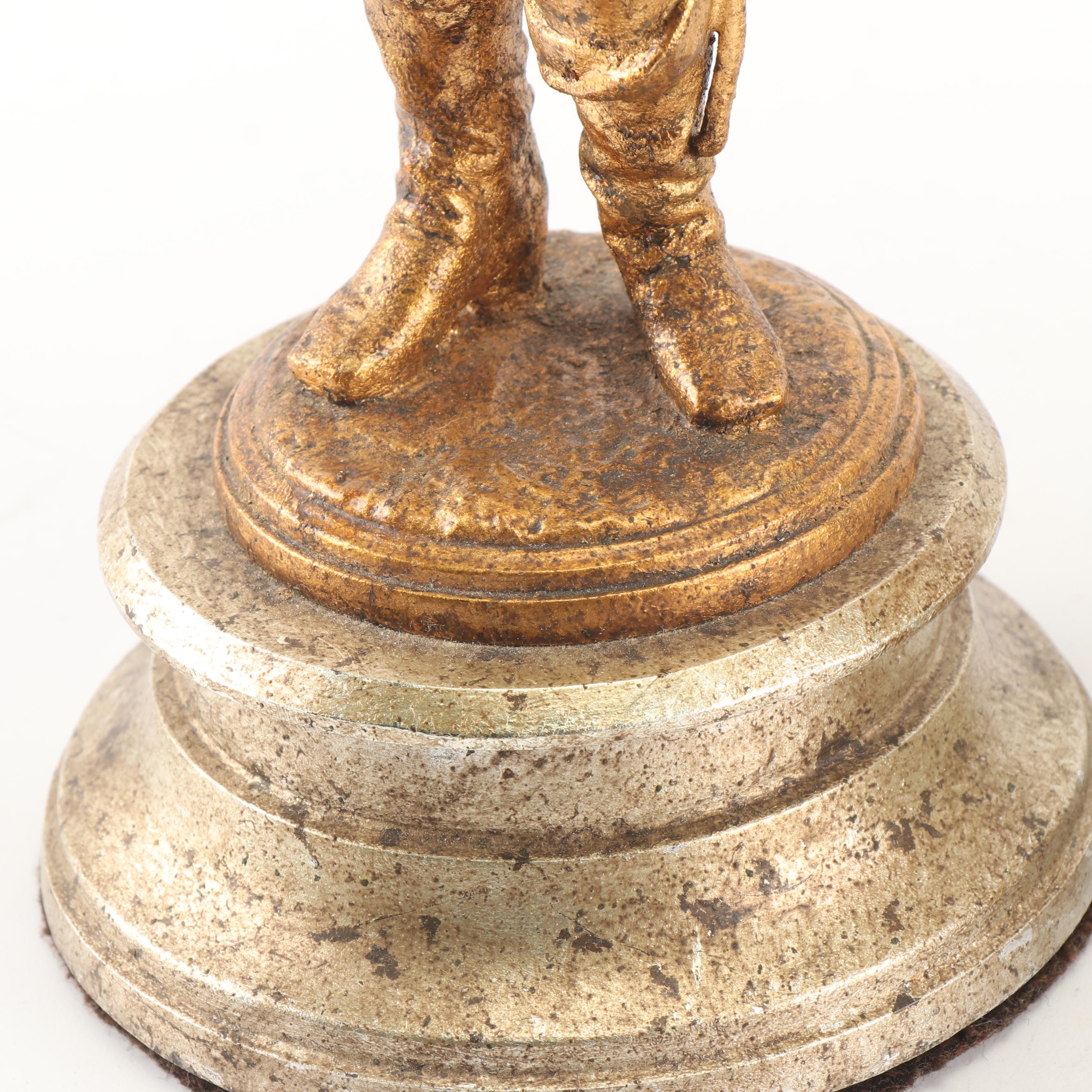 Painted Renaissance Soldier Spelter Figurines, Late 19th C.