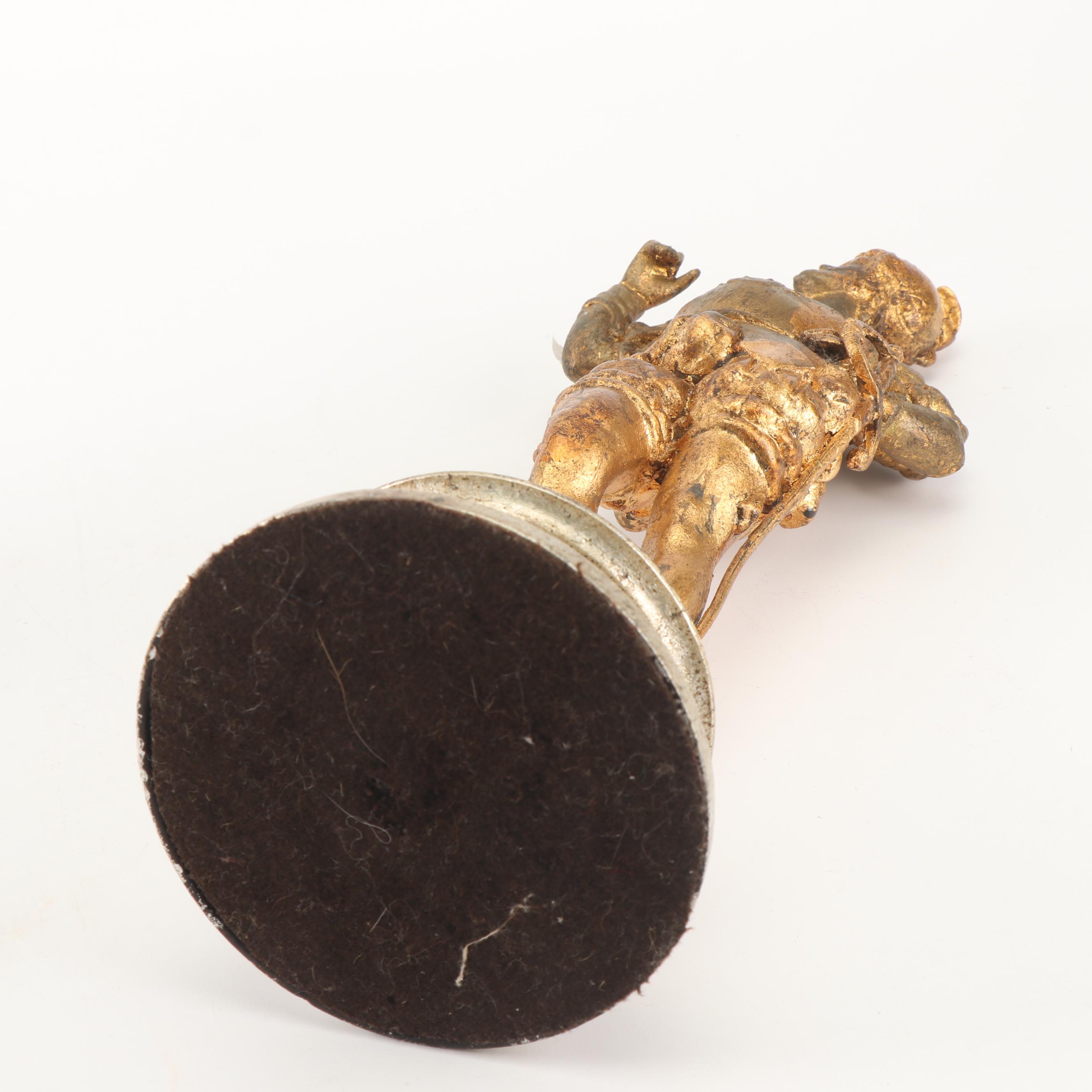 Painted Renaissance Soldier Spelter Figurines, Late 19th C.