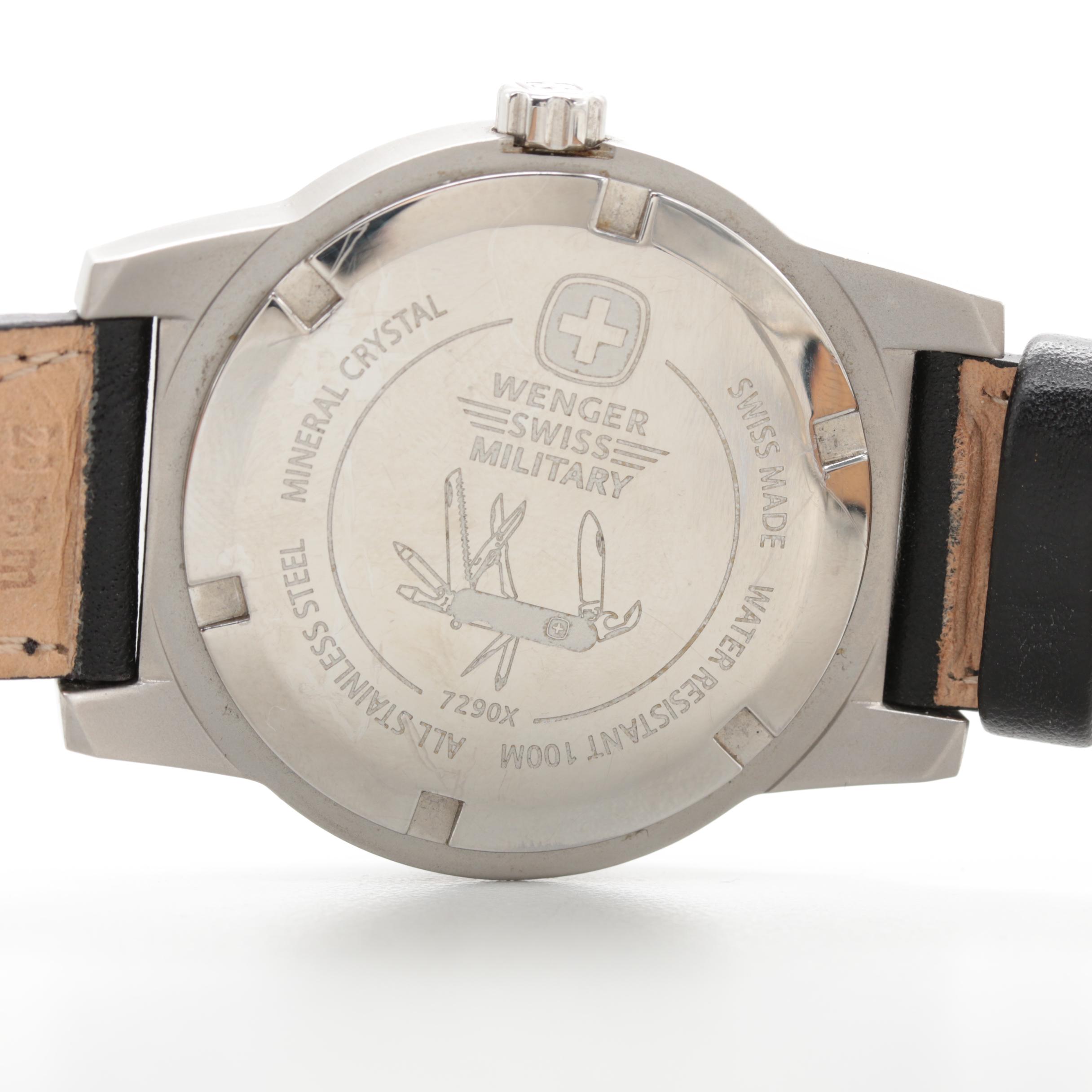 Wenger Stainless Steel Swiss Military Model 7290X Watch
