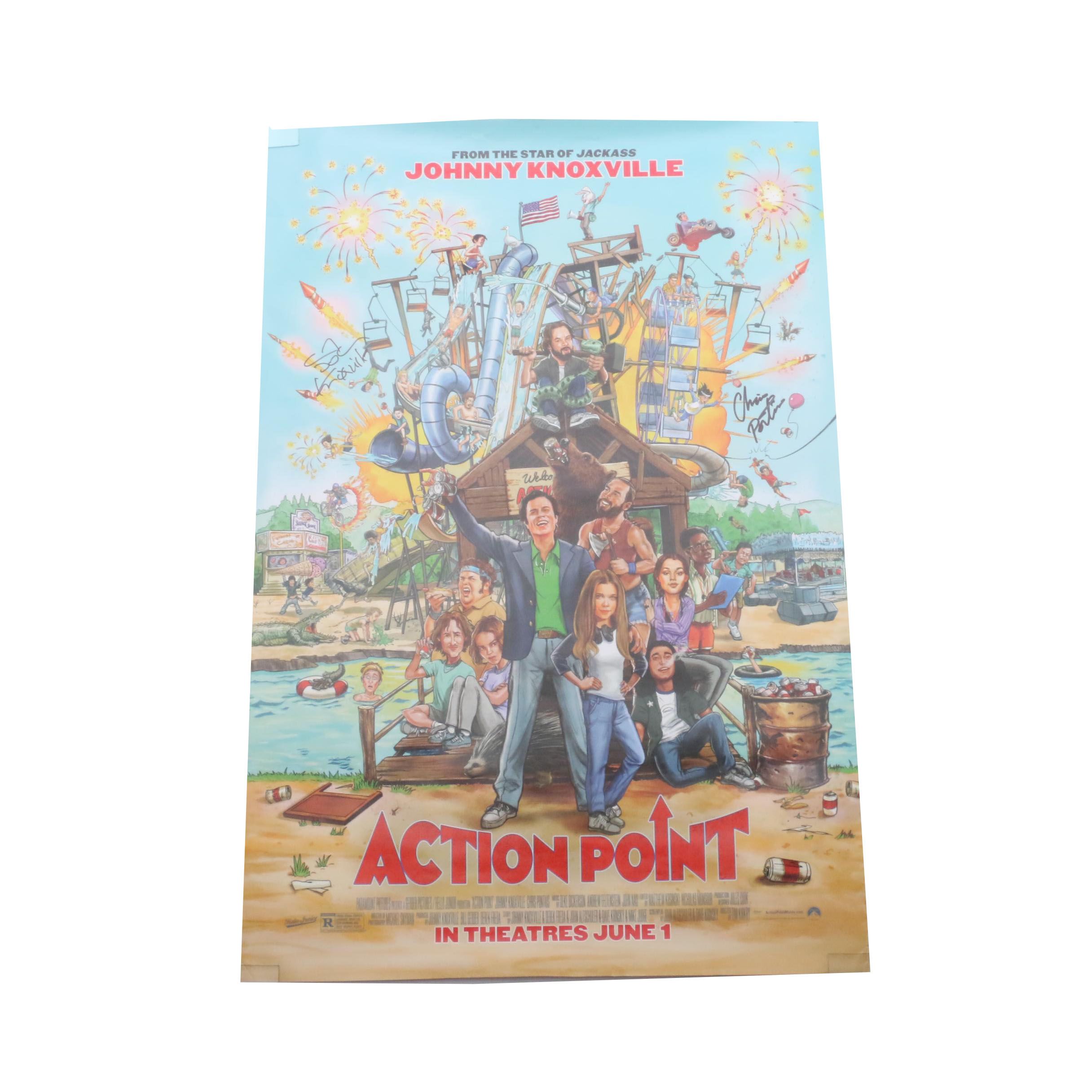 "Action Point" Signed Movie Poster  COA