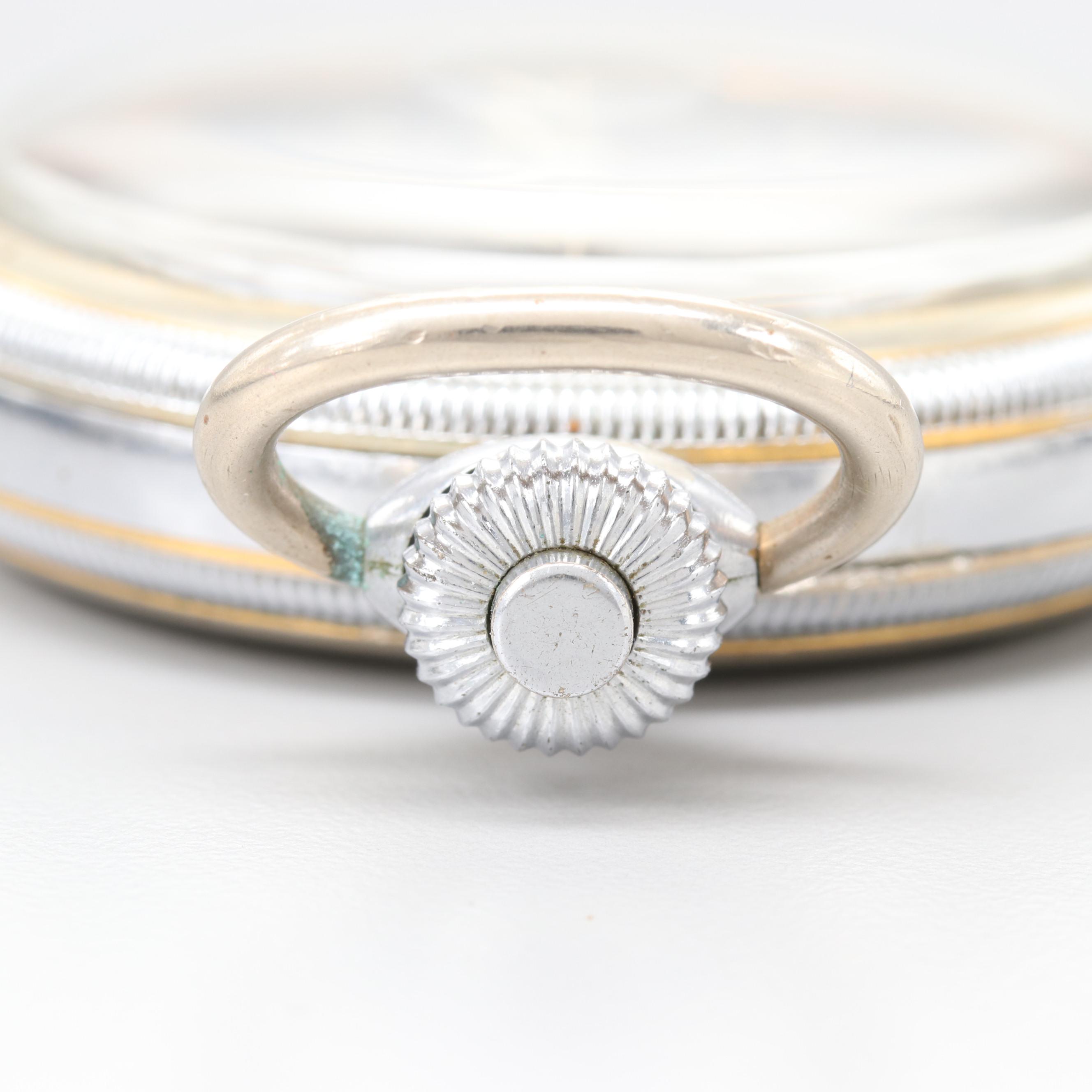 Circa 1940s Hamilton Open Face Military Chronograph Watch