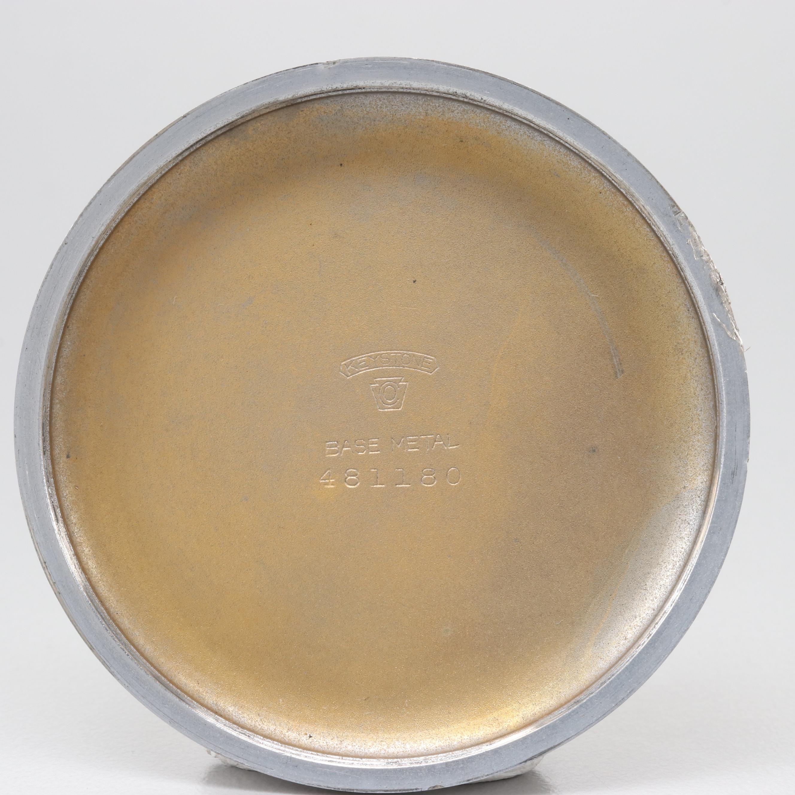 Circa 1940s Hamilton Open Face Military Chronograph Watch