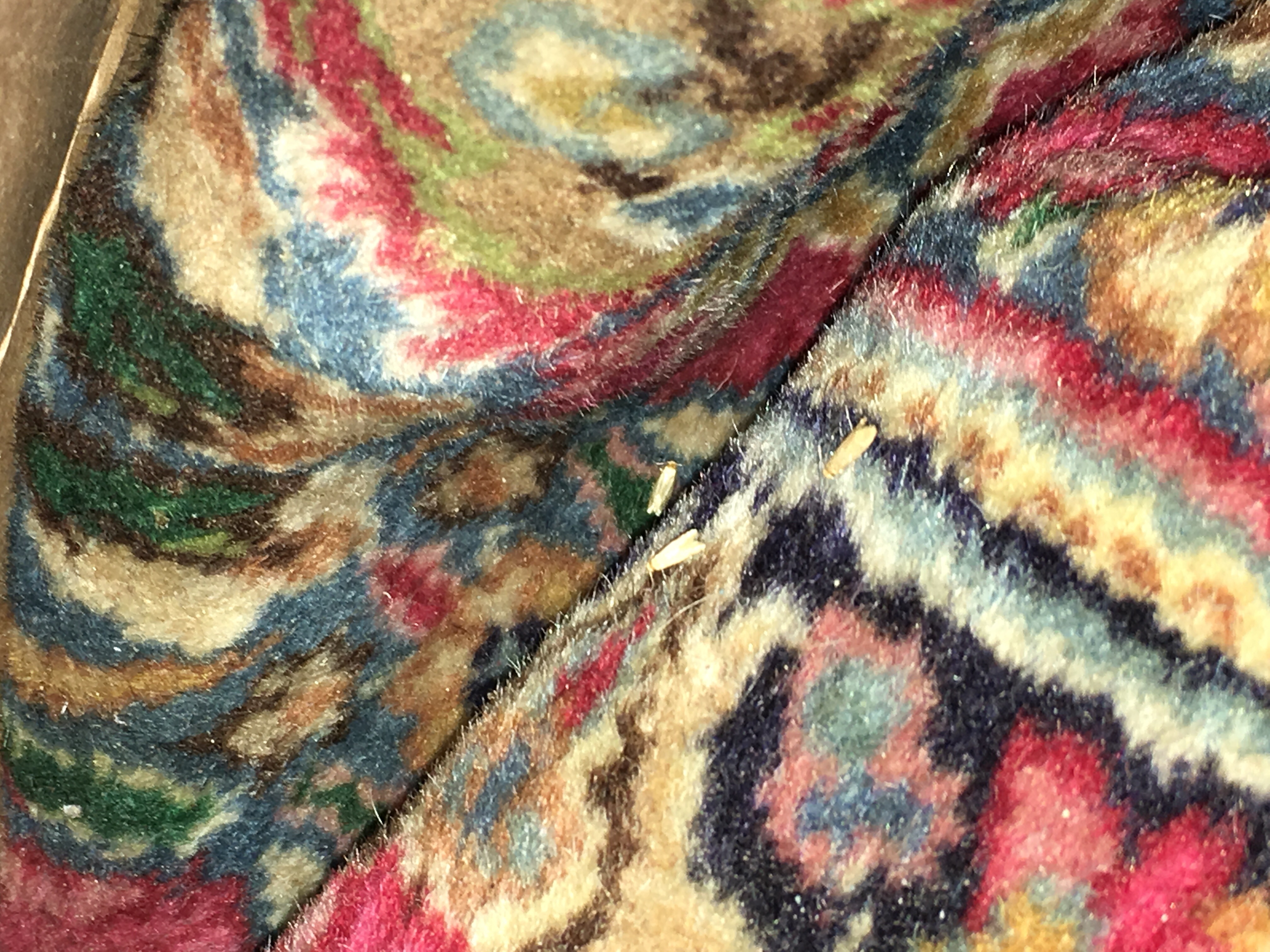 Vintage Hand-Knotted Persian Lavar Kerman Runner