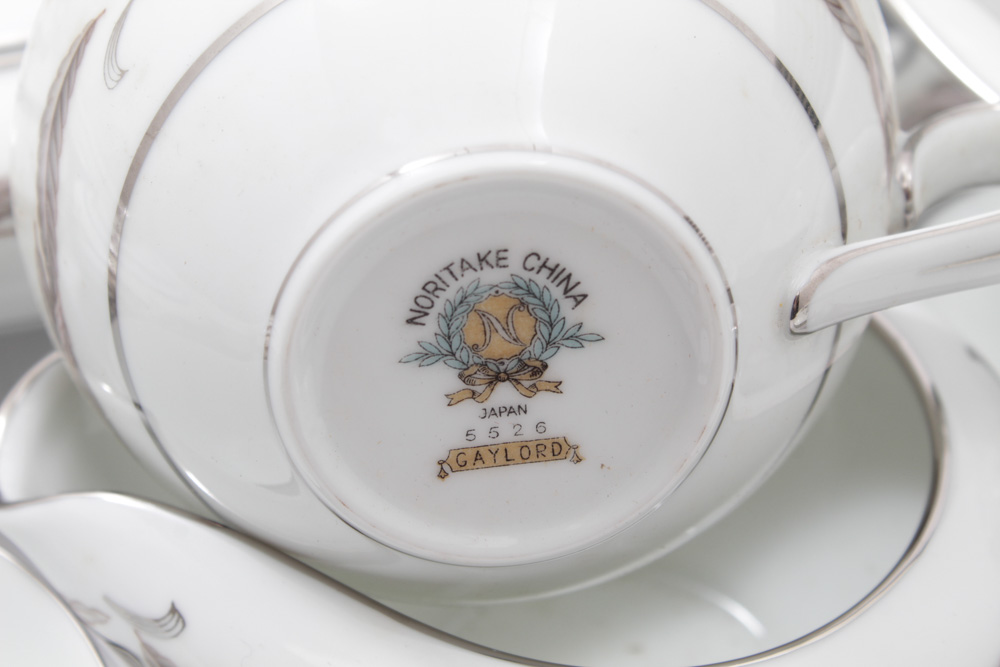 Noritake "Gaylord" Porcelain Dinner Service c. 1954-66