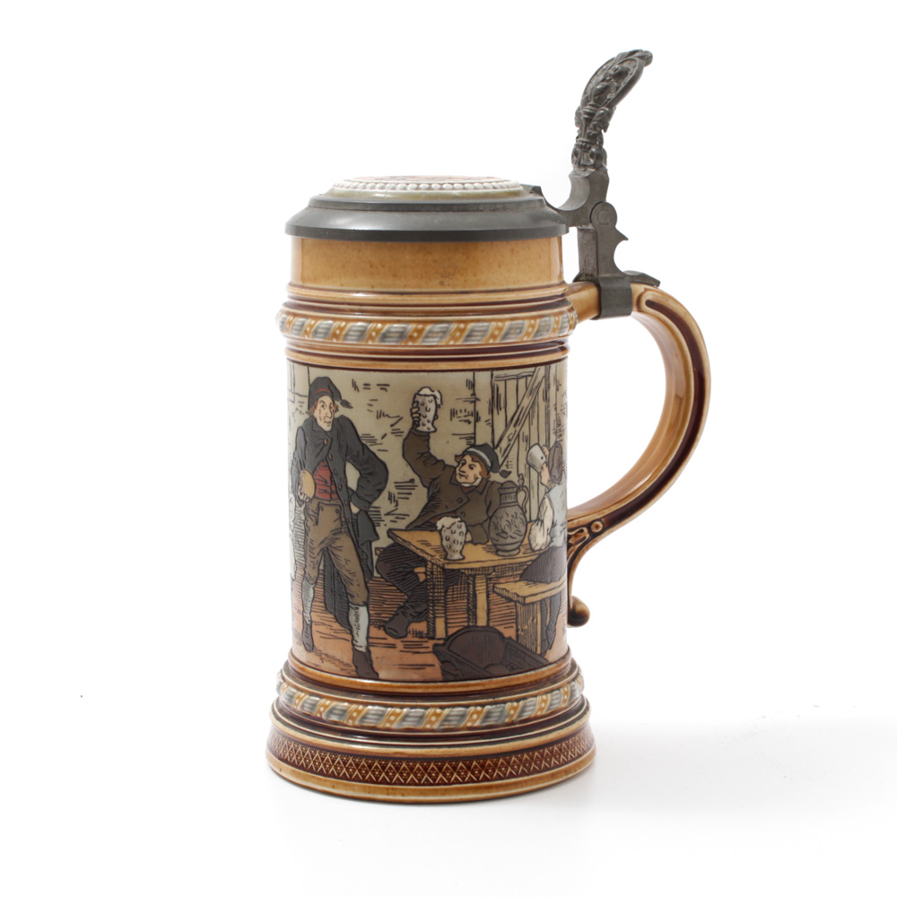 Villeroy & Boch Mettlach Half Liter Stoneware Stein