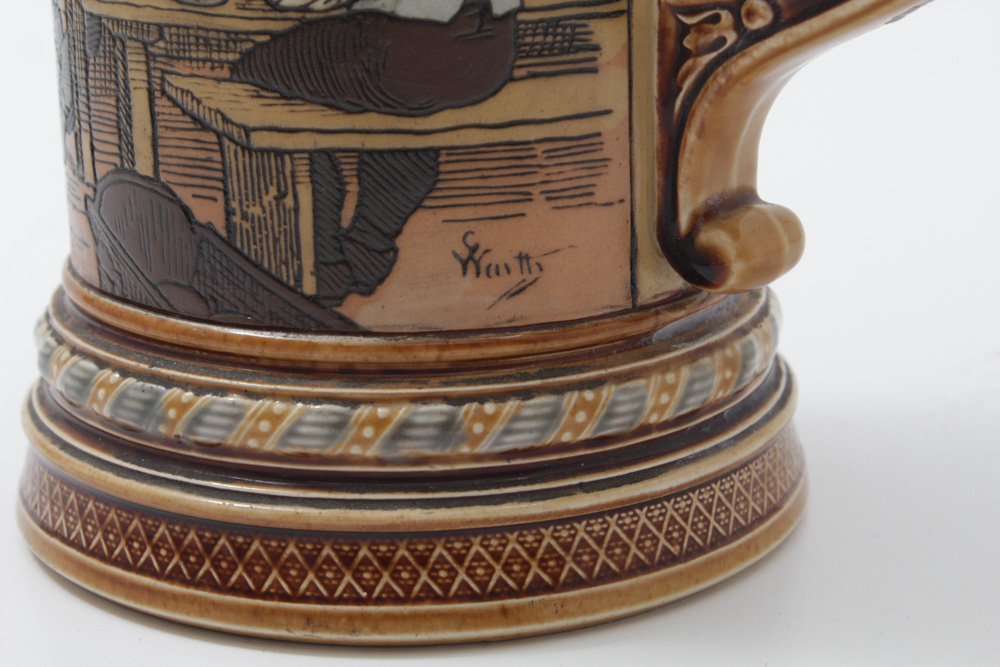 Villeroy & Boch Mettlach Half Liter Stoneware Stein