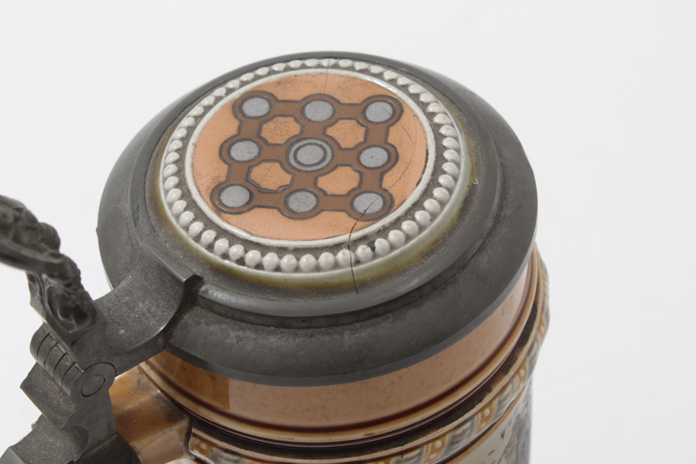 Villeroy & Boch Mettlach Half Liter Stoneware Stein