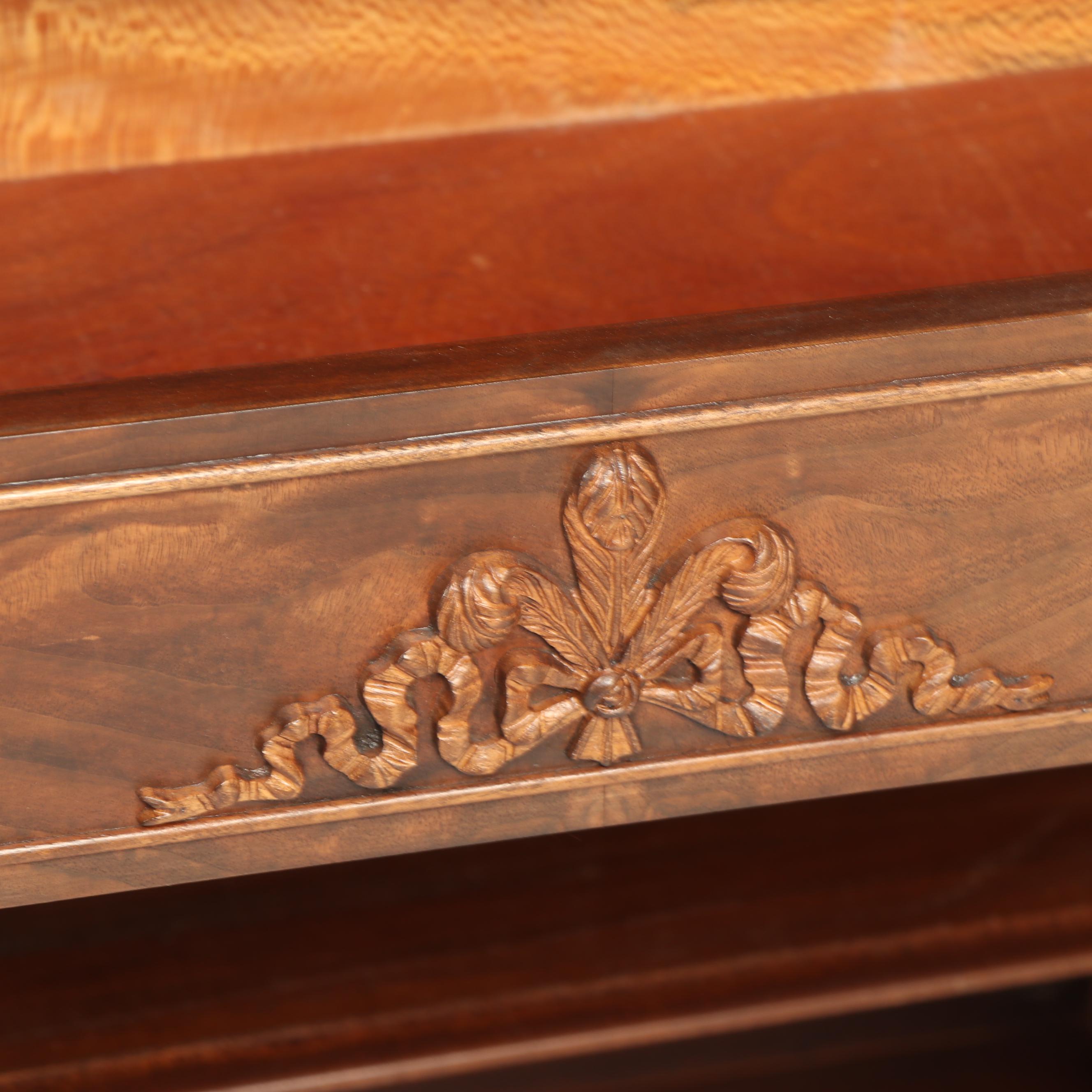 George III Style Mahogany Cabinet by John M. Smyth Company, Late 20th Century