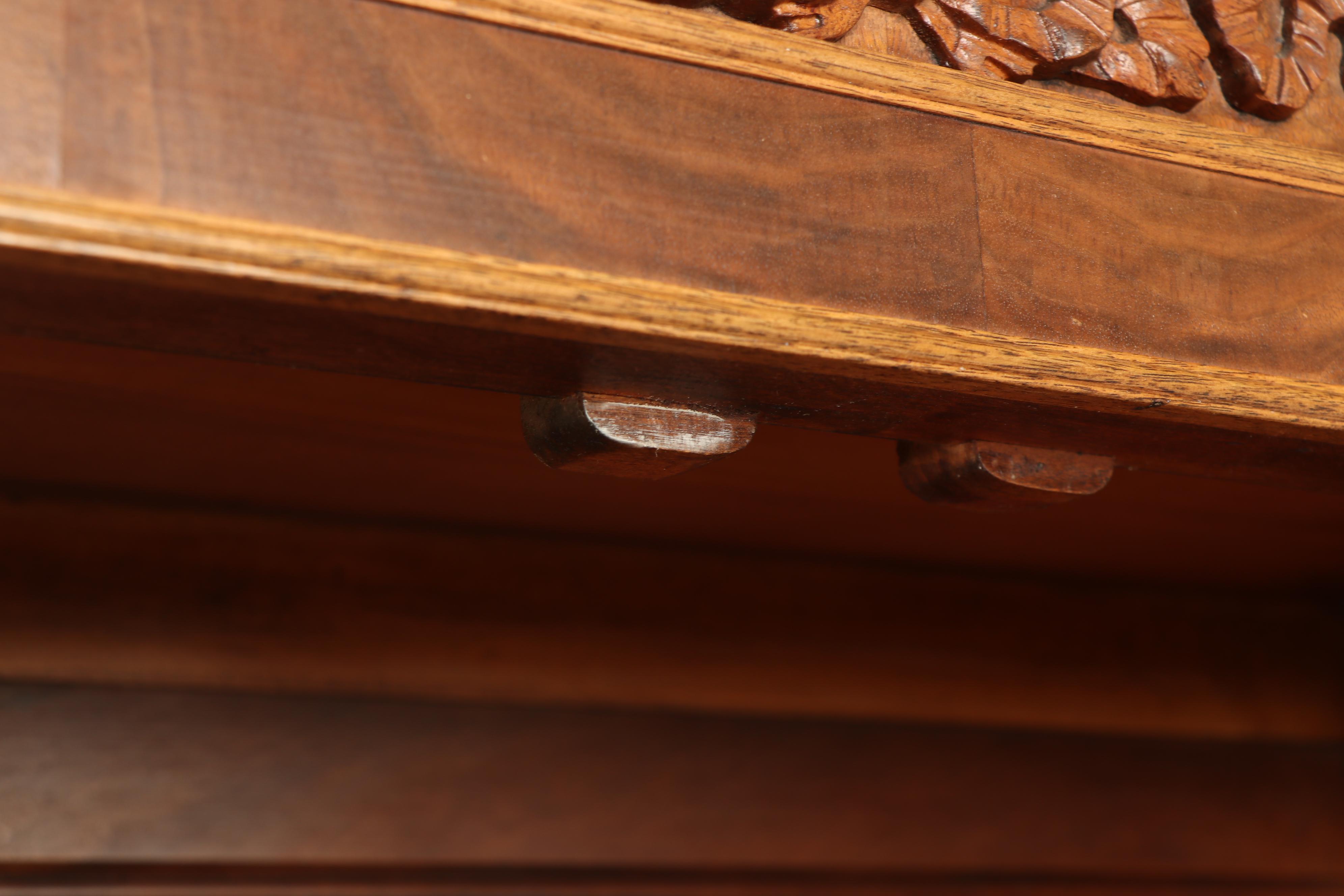 George III Style Mahogany Cabinet by John M. Smyth Company, Late 20th Century