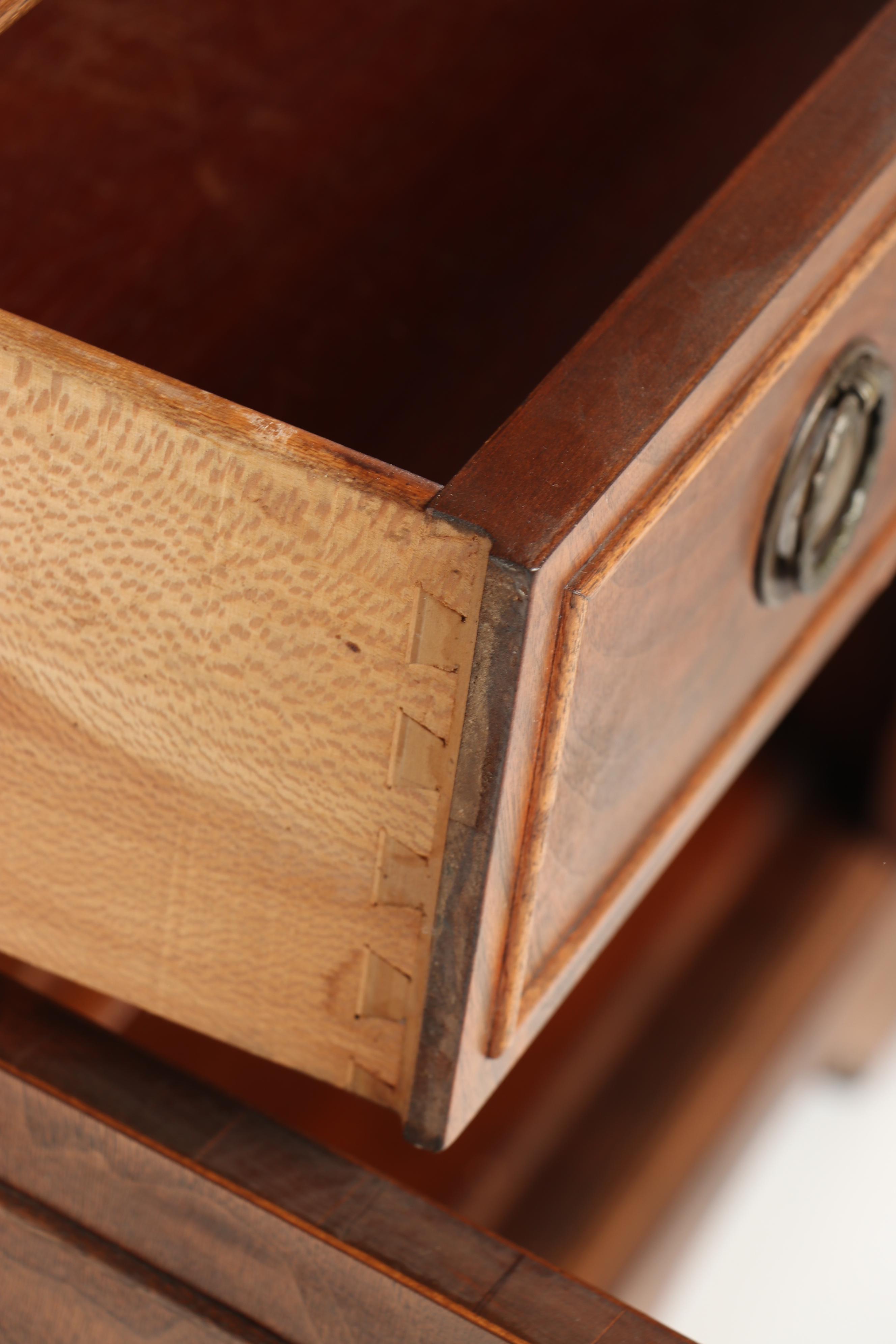 George III Style Mahogany Cabinet by John M. Smyth Company, Late 20th Century
