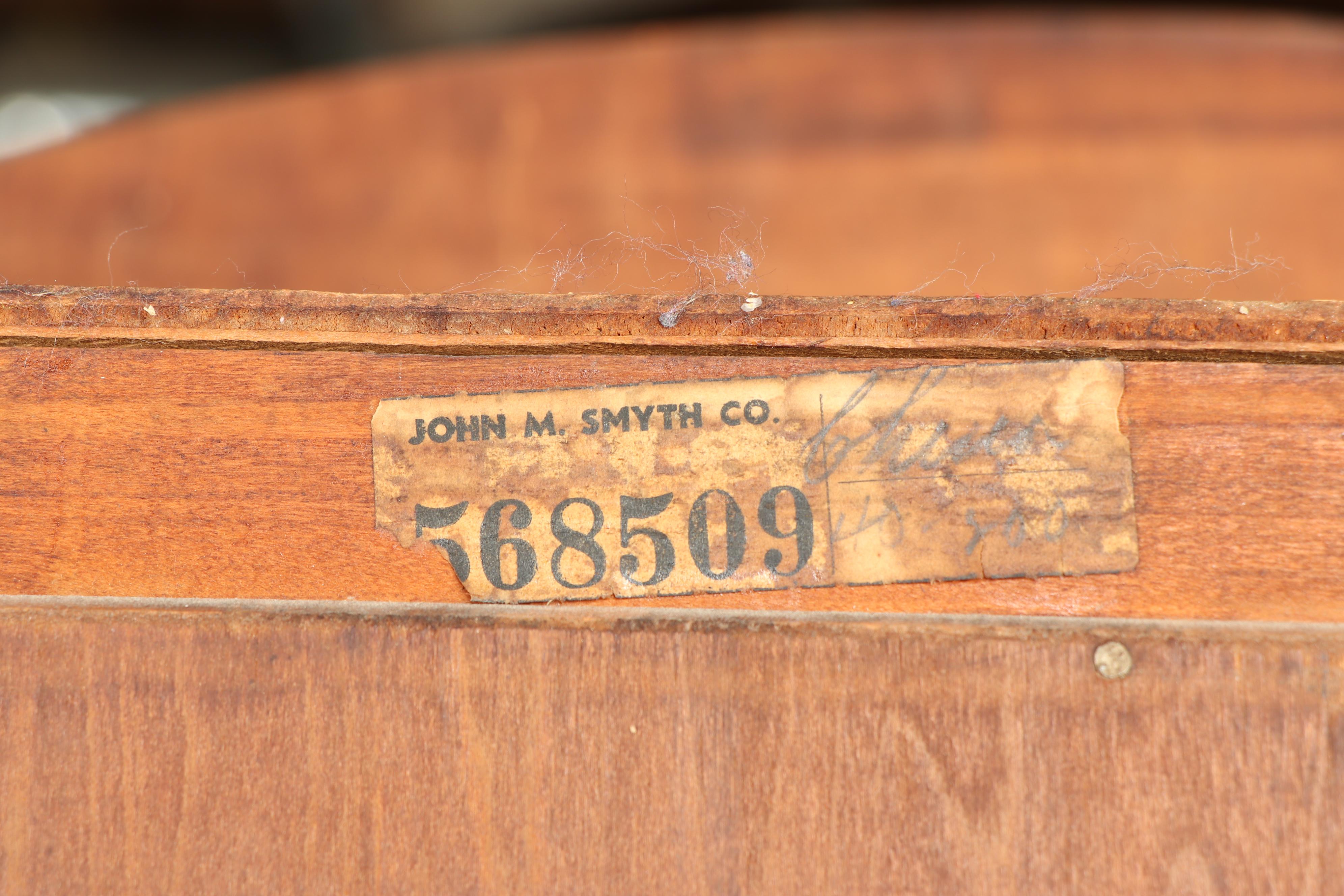 George III Style Mahogany Cabinet by John M. Smyth Company, Late 20th Century