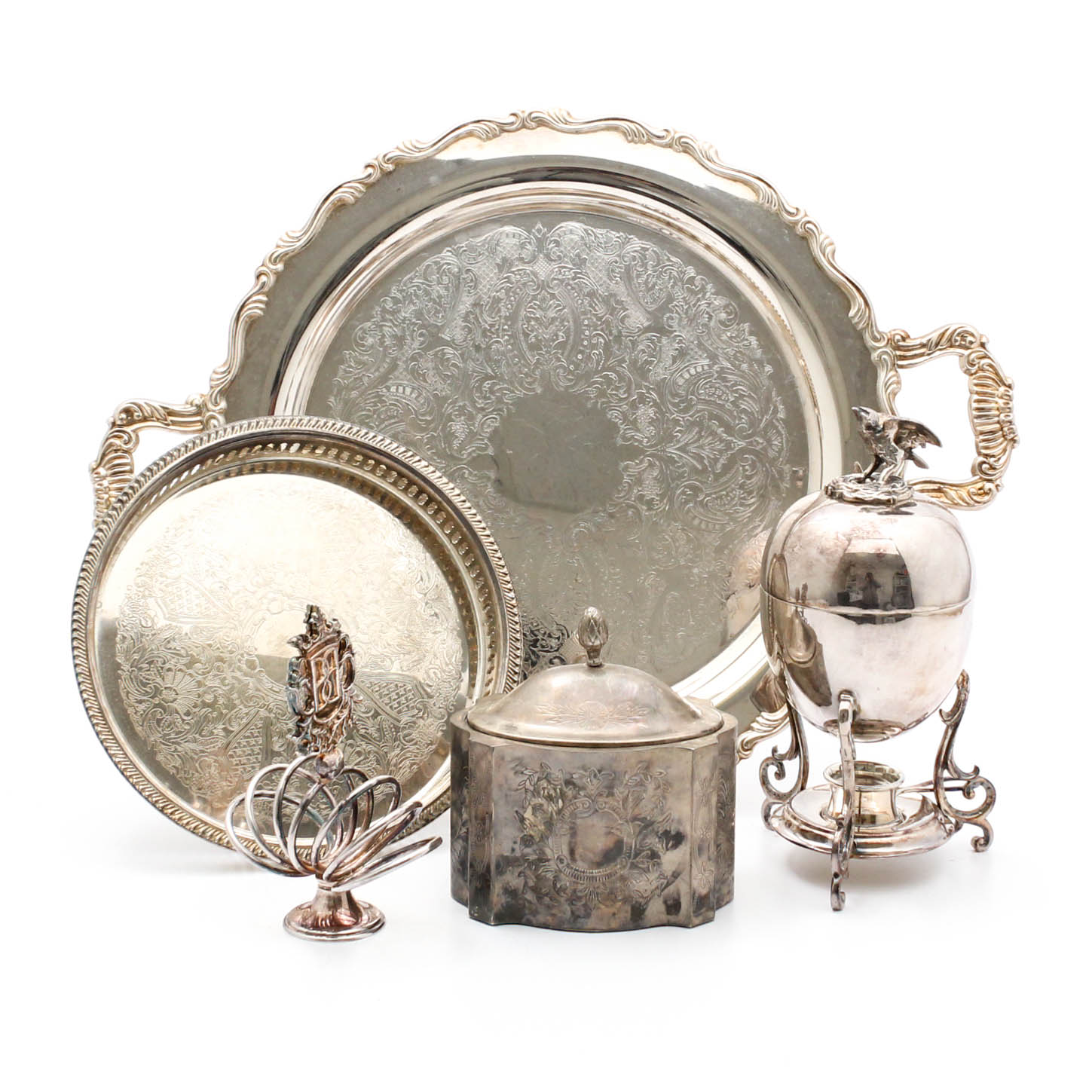 Silver Plate Tableware Assortment