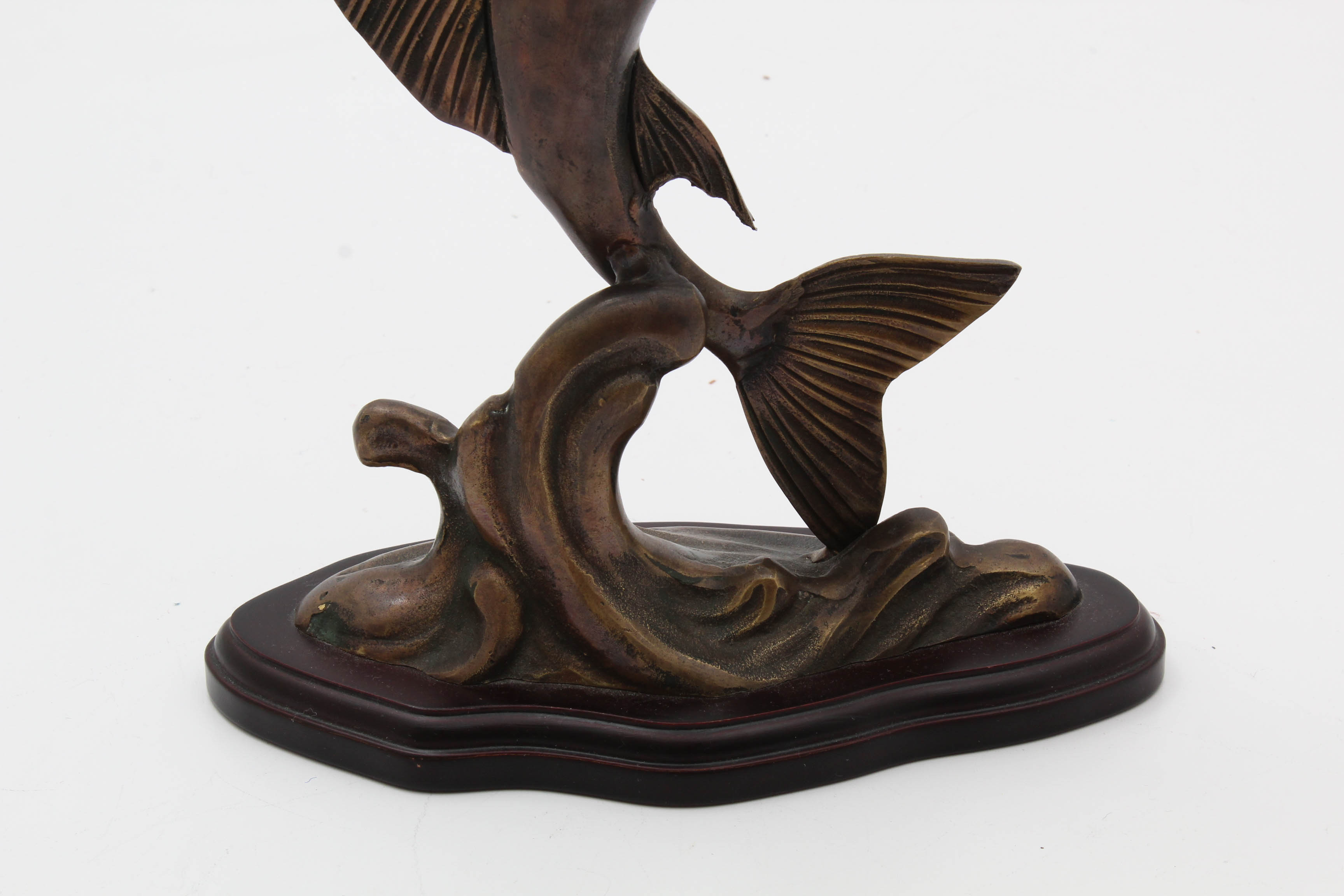 Frank Clark Brass Sailfish Sculpture
