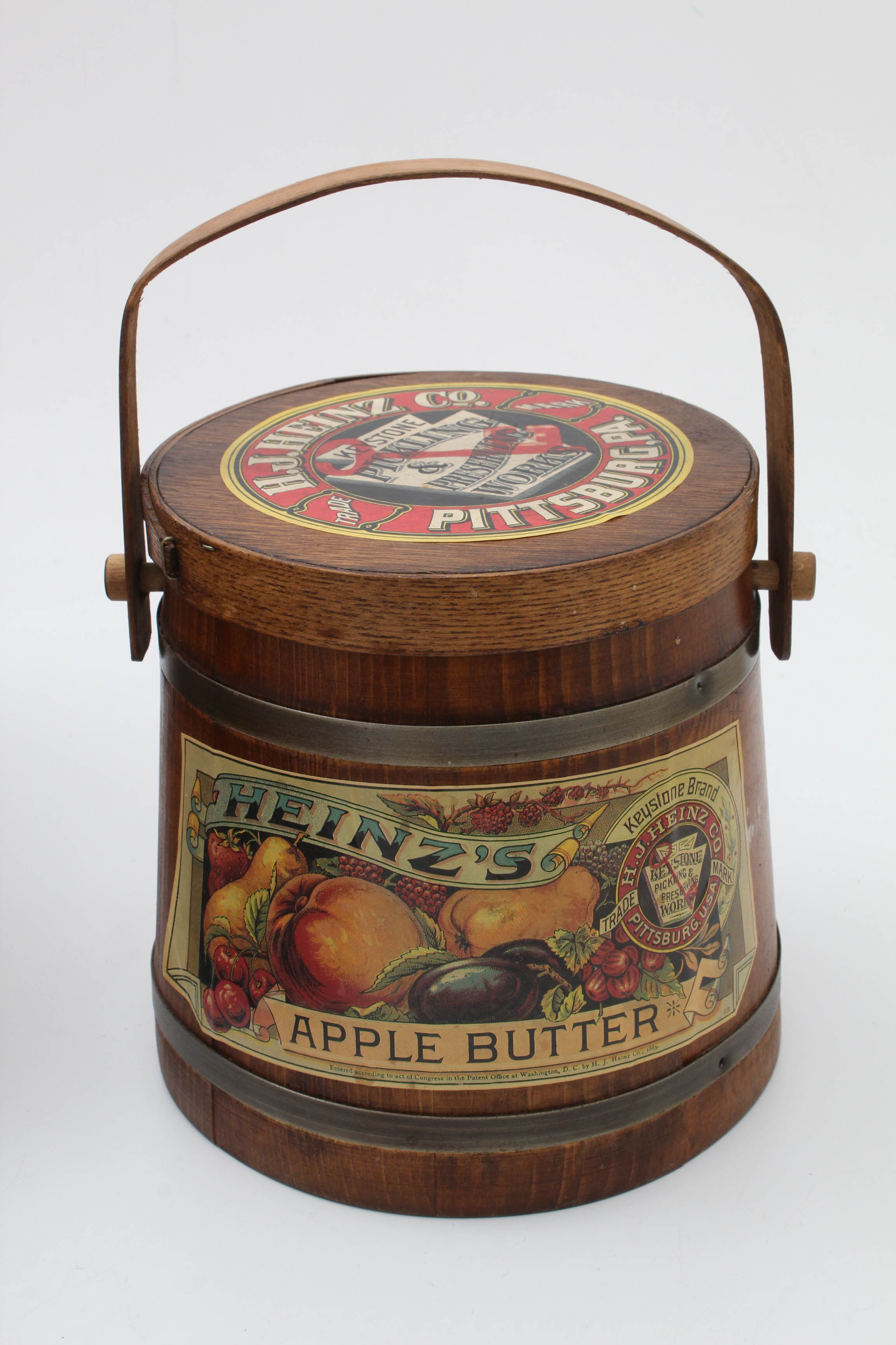 Vintage Wooden Pail and Chest