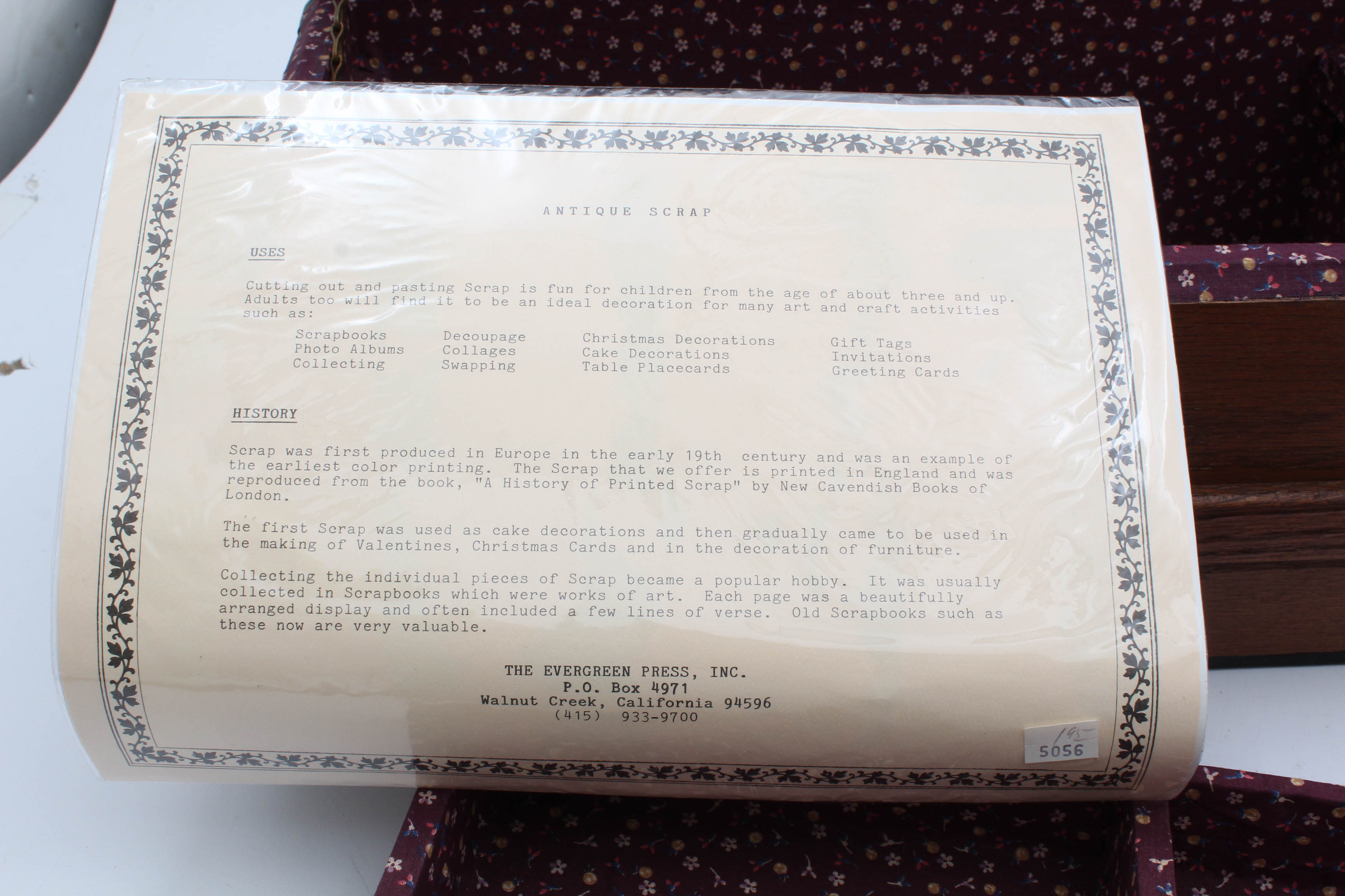 Vintage Wooden Pail and Chest