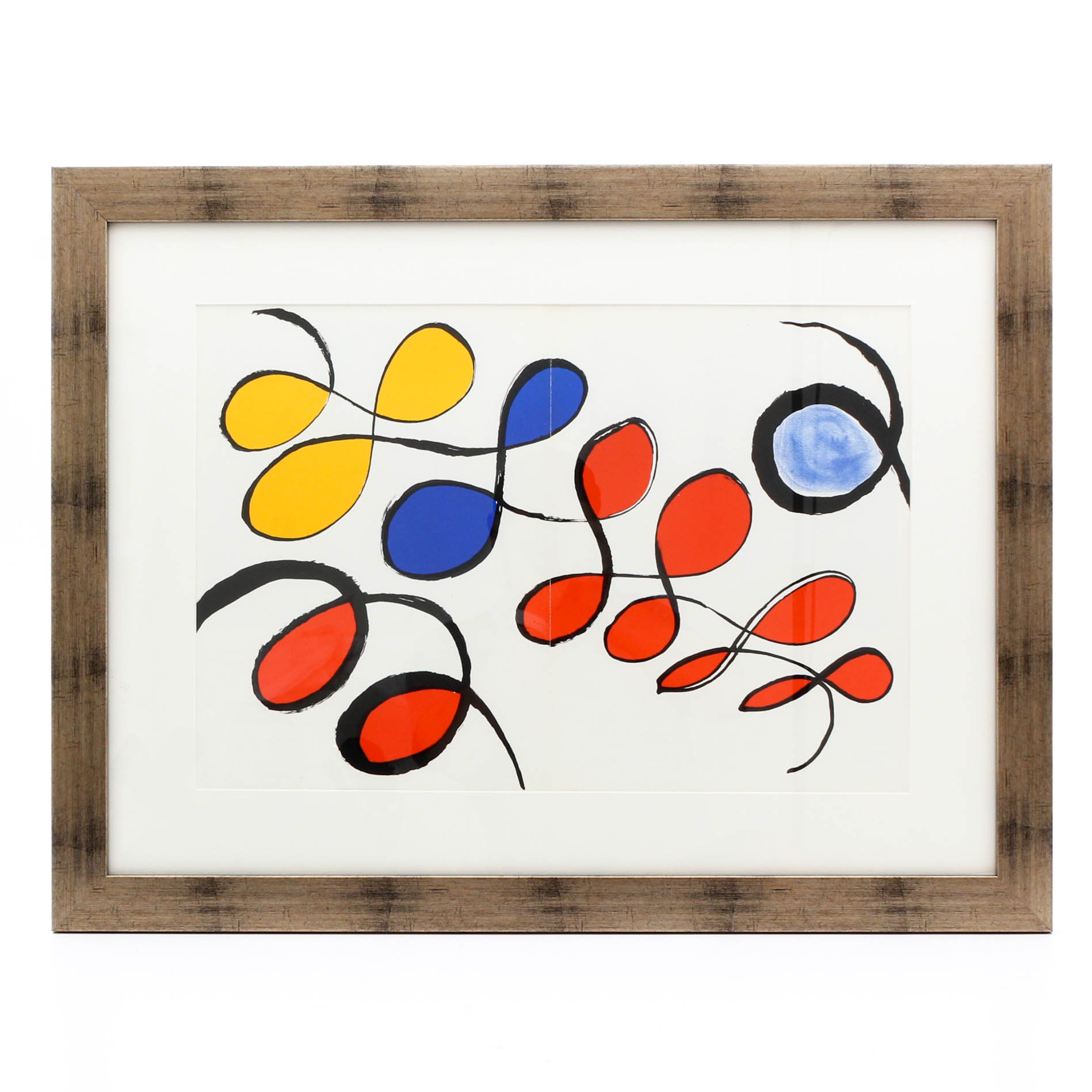 Alexander Calder Double Page Color Lithograph for "Derrière le Miroir"