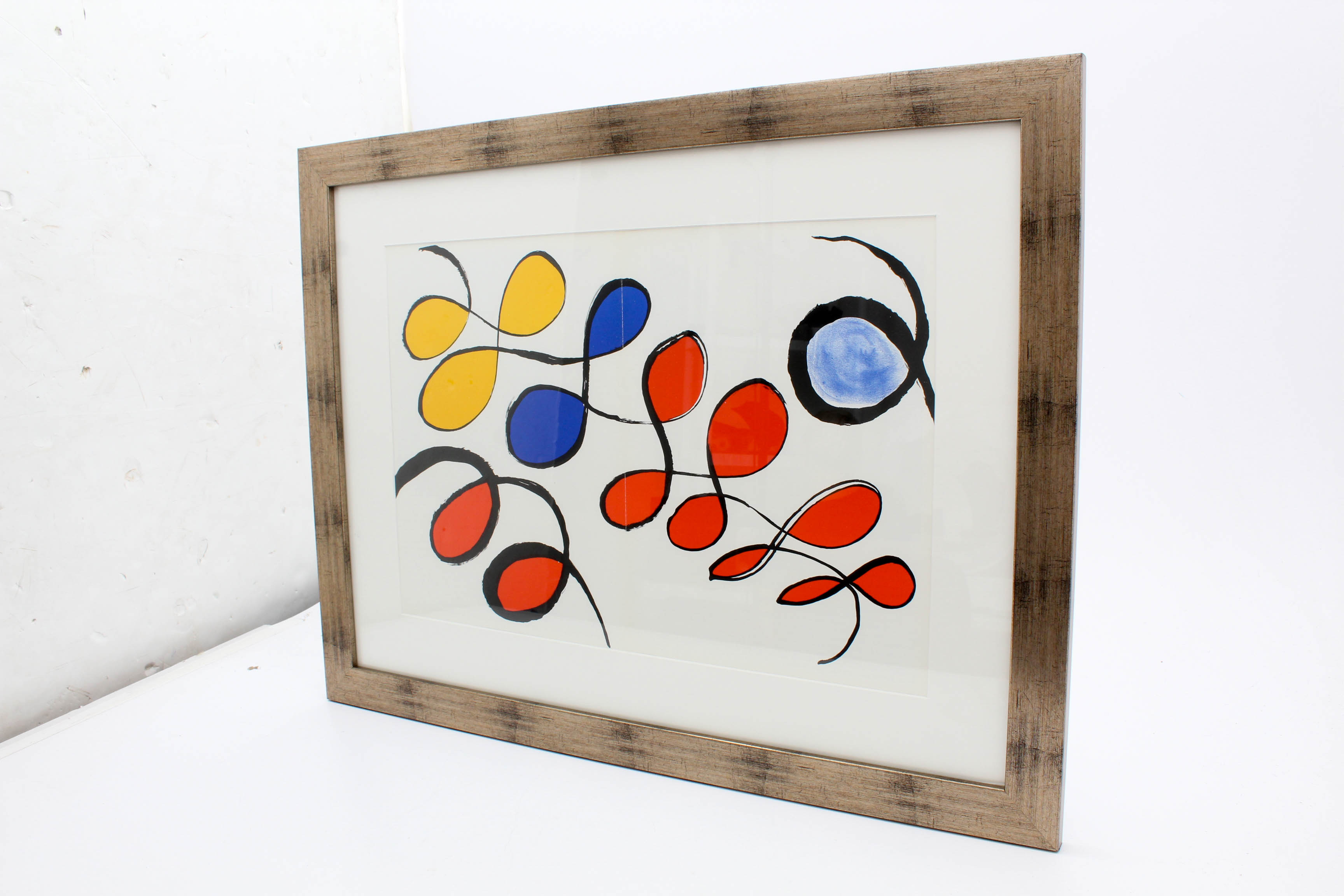 Alexander Calder Double Page Color Lithograph for "Derrière le Miroir"